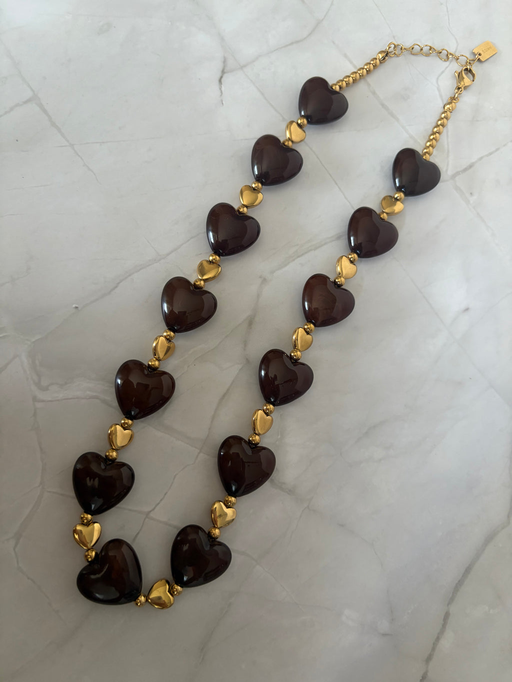 Collier Sasha - Chocolat