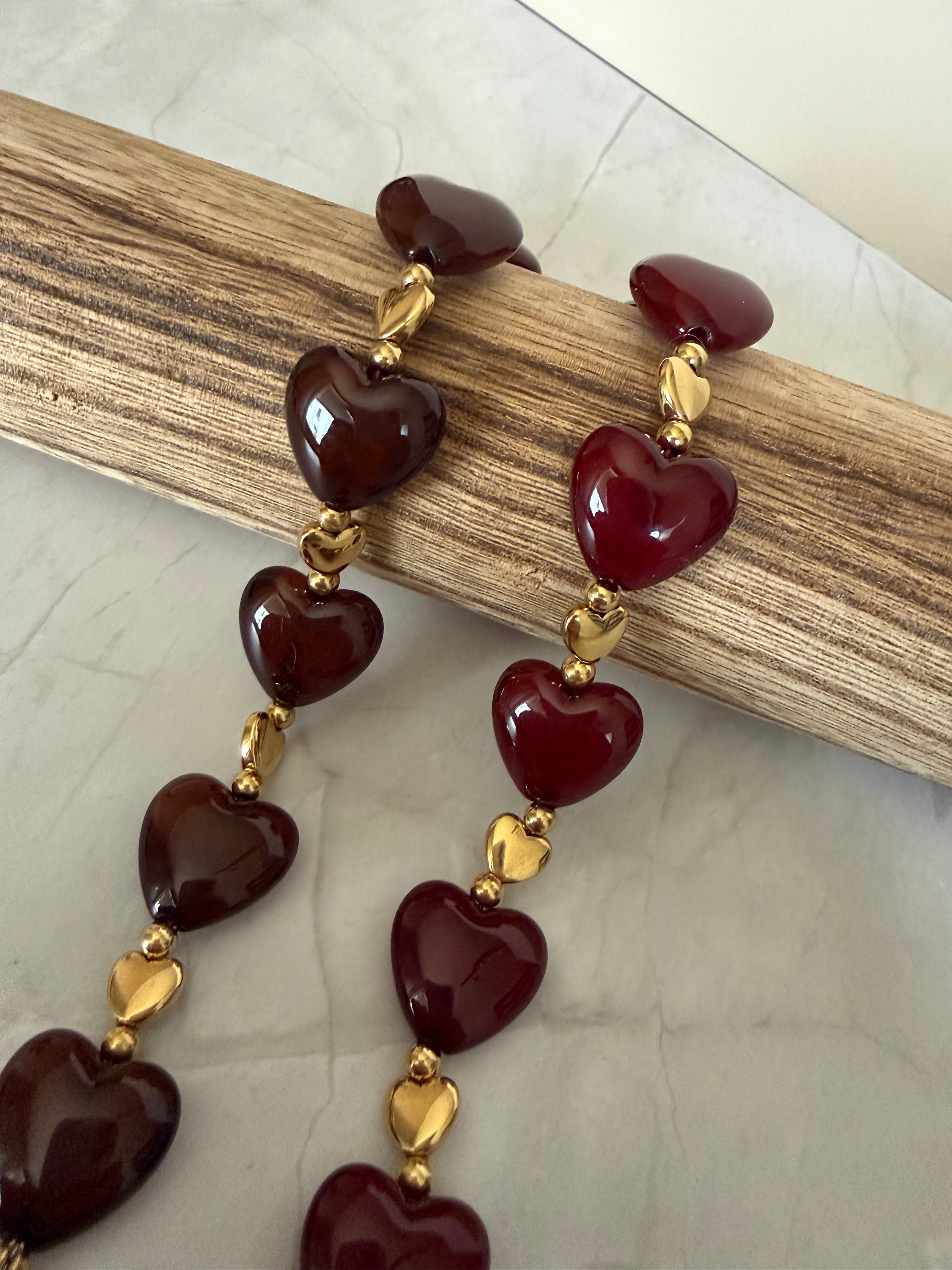 Bracelet Sasha - Bordeaux