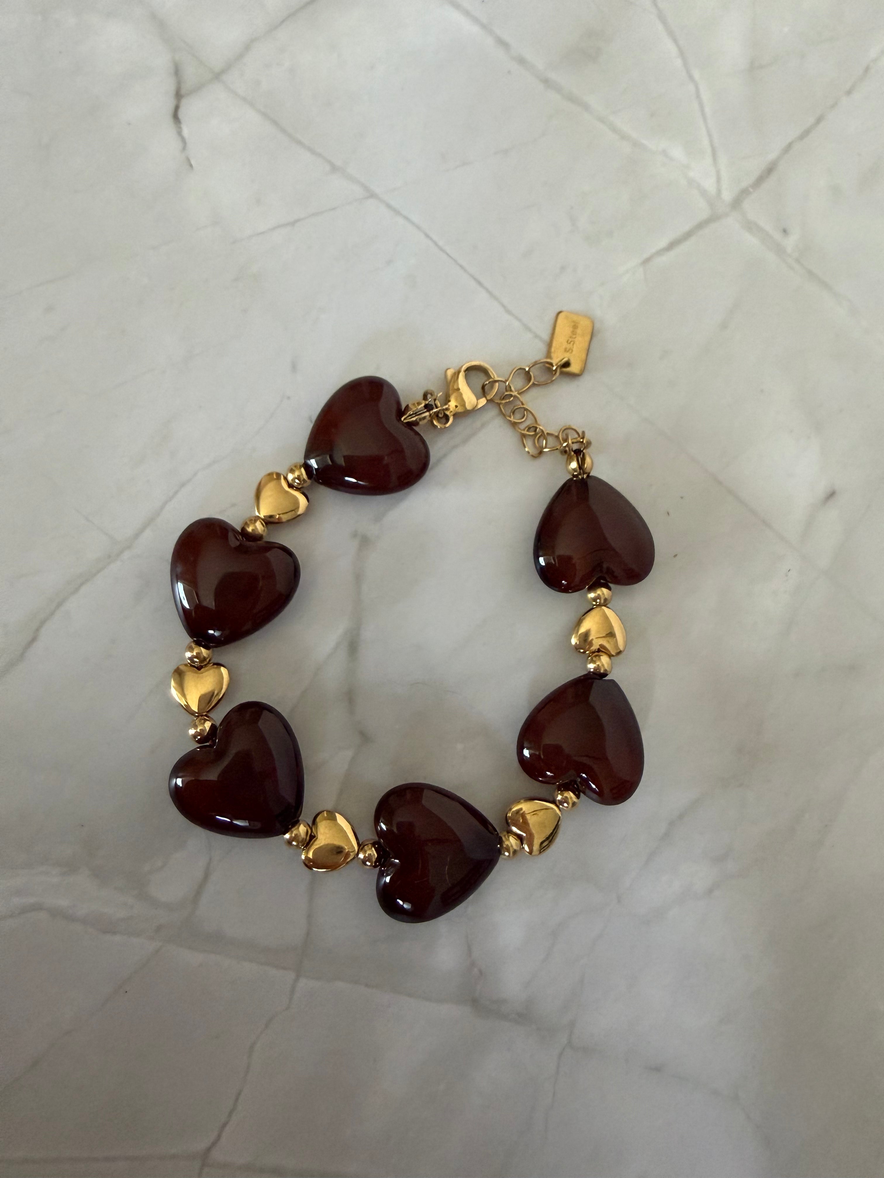 Bracelet Sasha - Chocolat