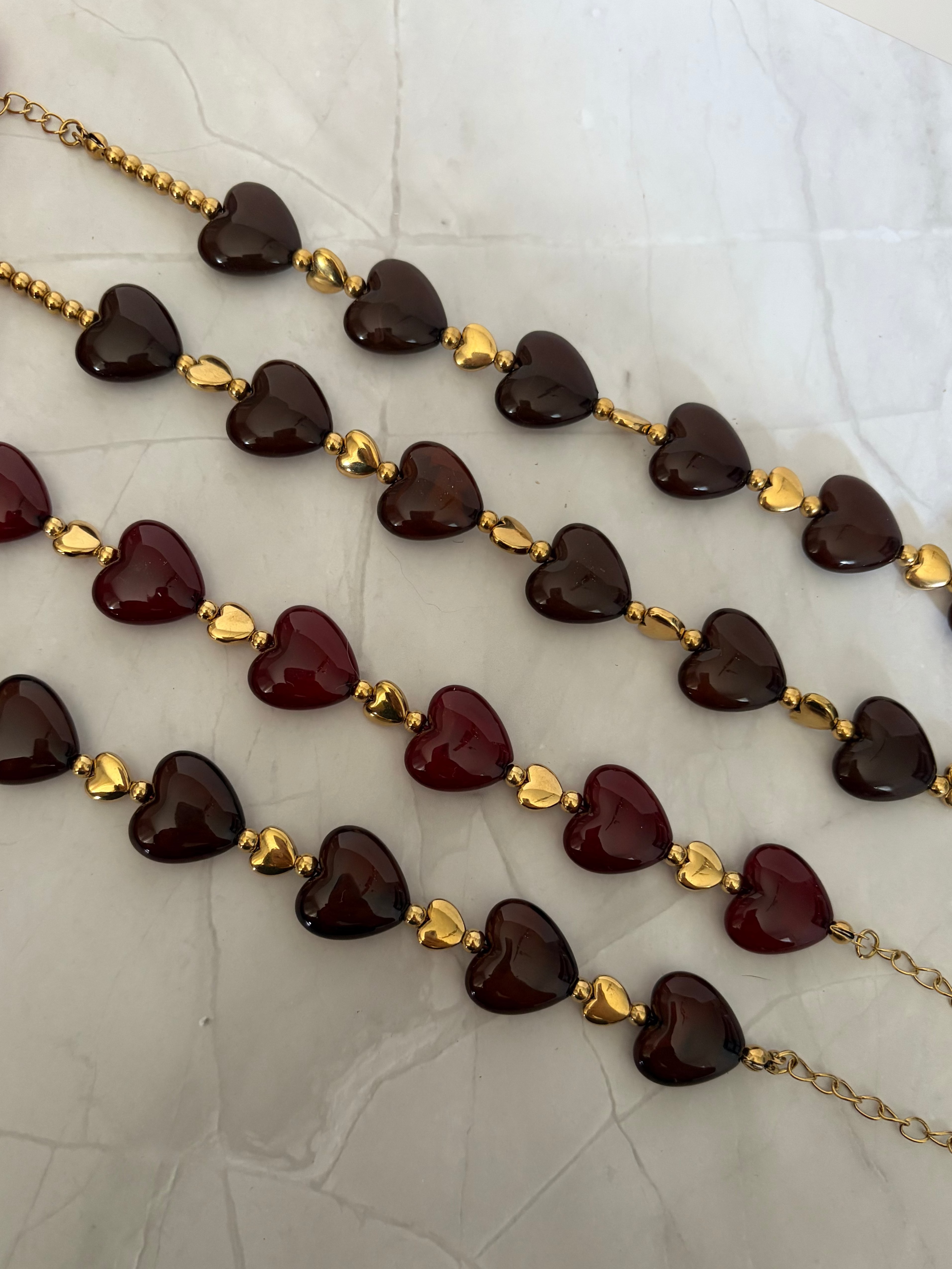 Collier Sasha - Chocolat