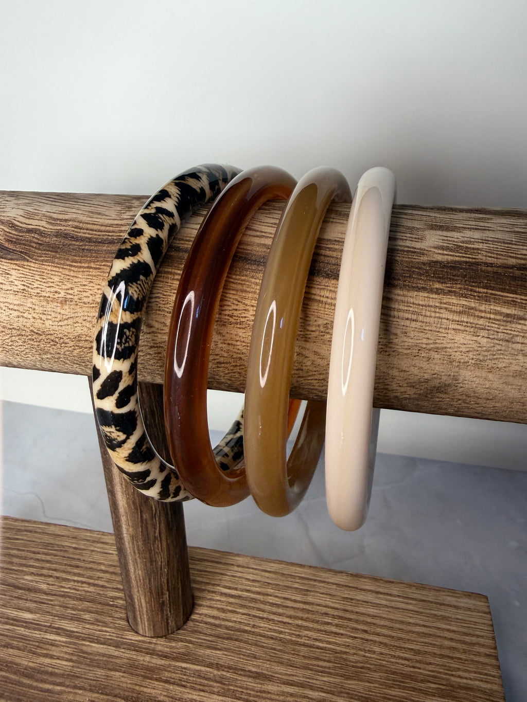 Bracelets jonc - Léopard