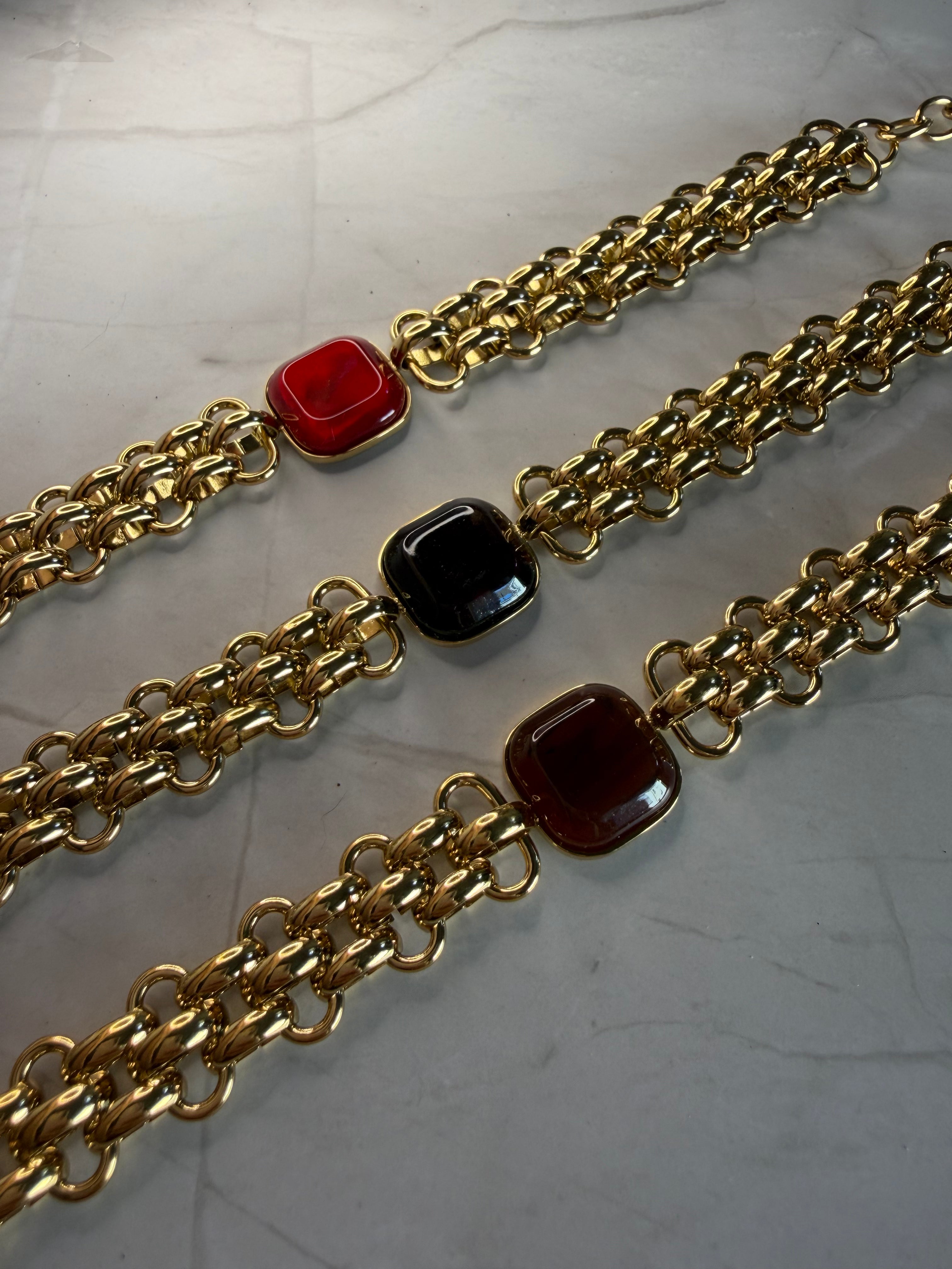 Bracelet Erin - Bordeaux
