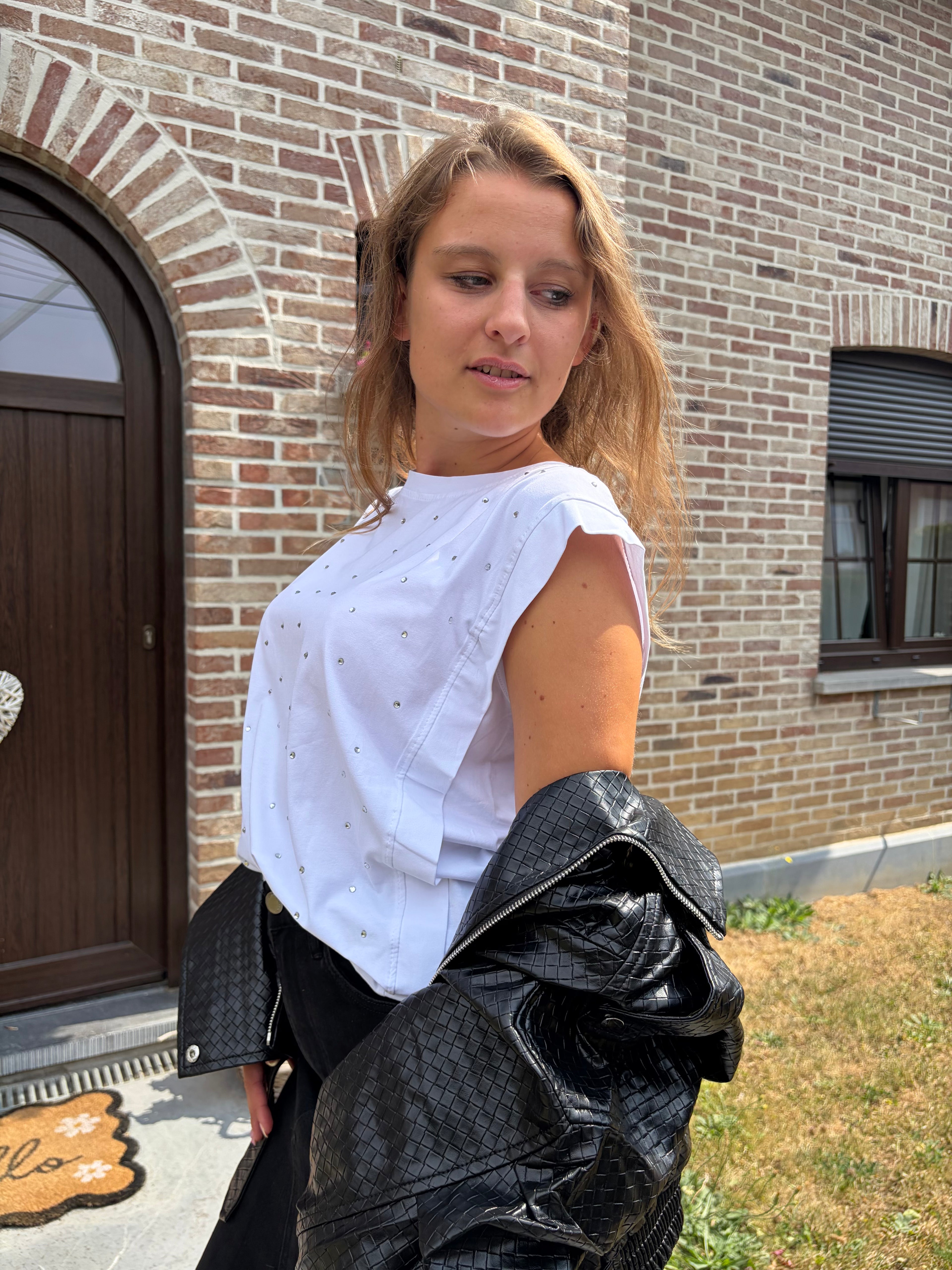 T-shirt strass Léa