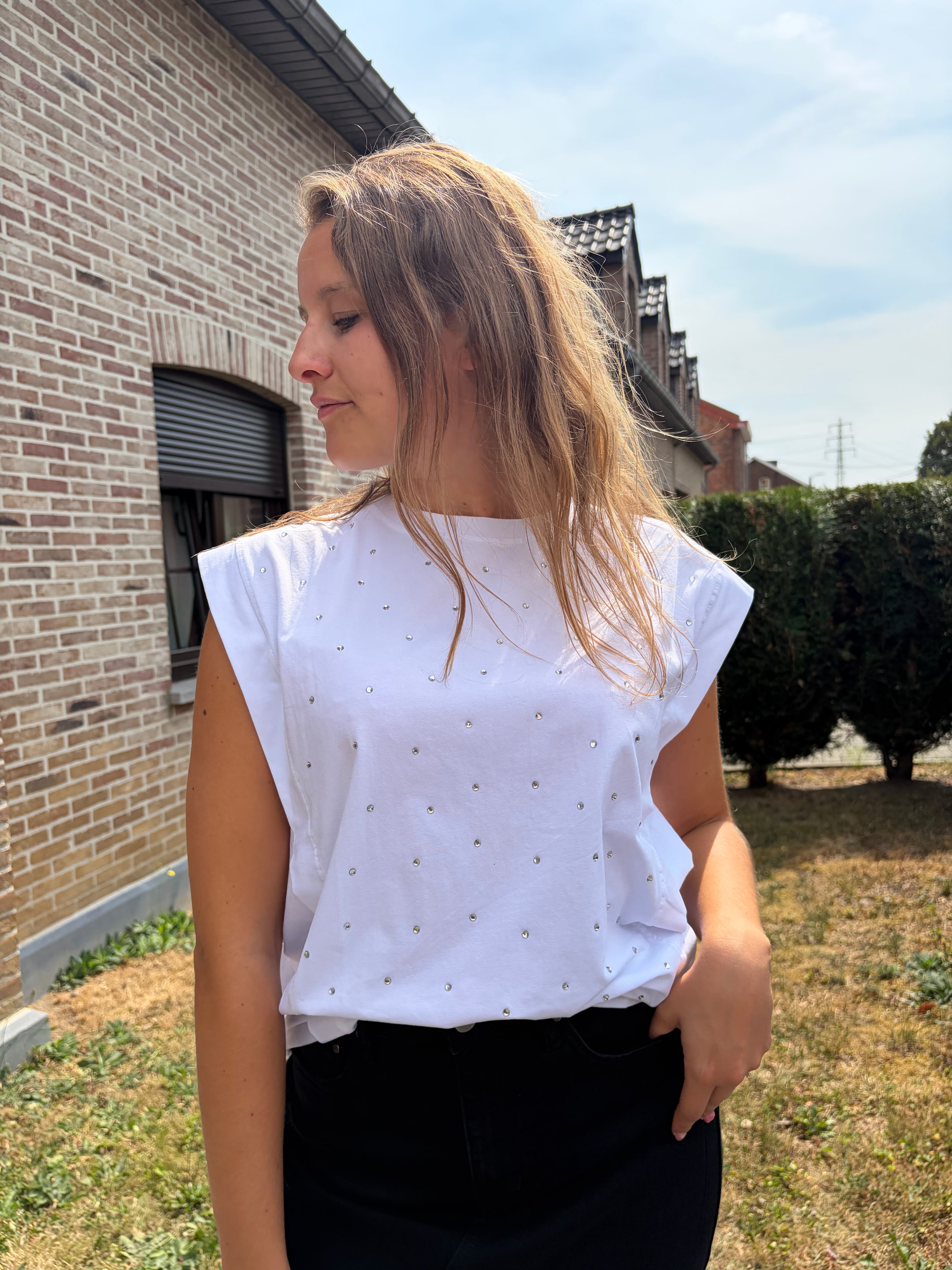 T-shirt strass Léa