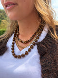 Collier Romy - Chocolat
