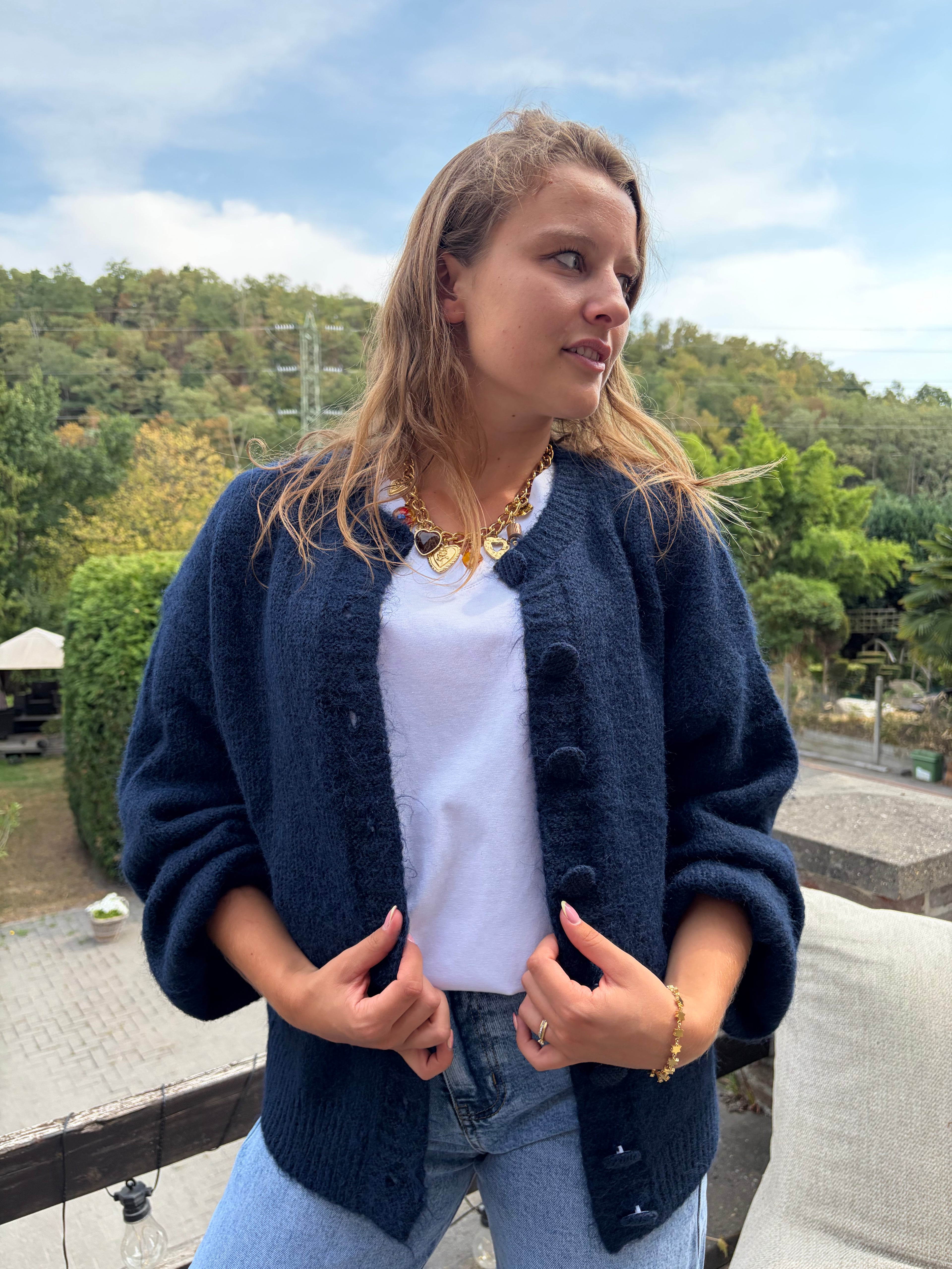 Gilet Inès - Marine