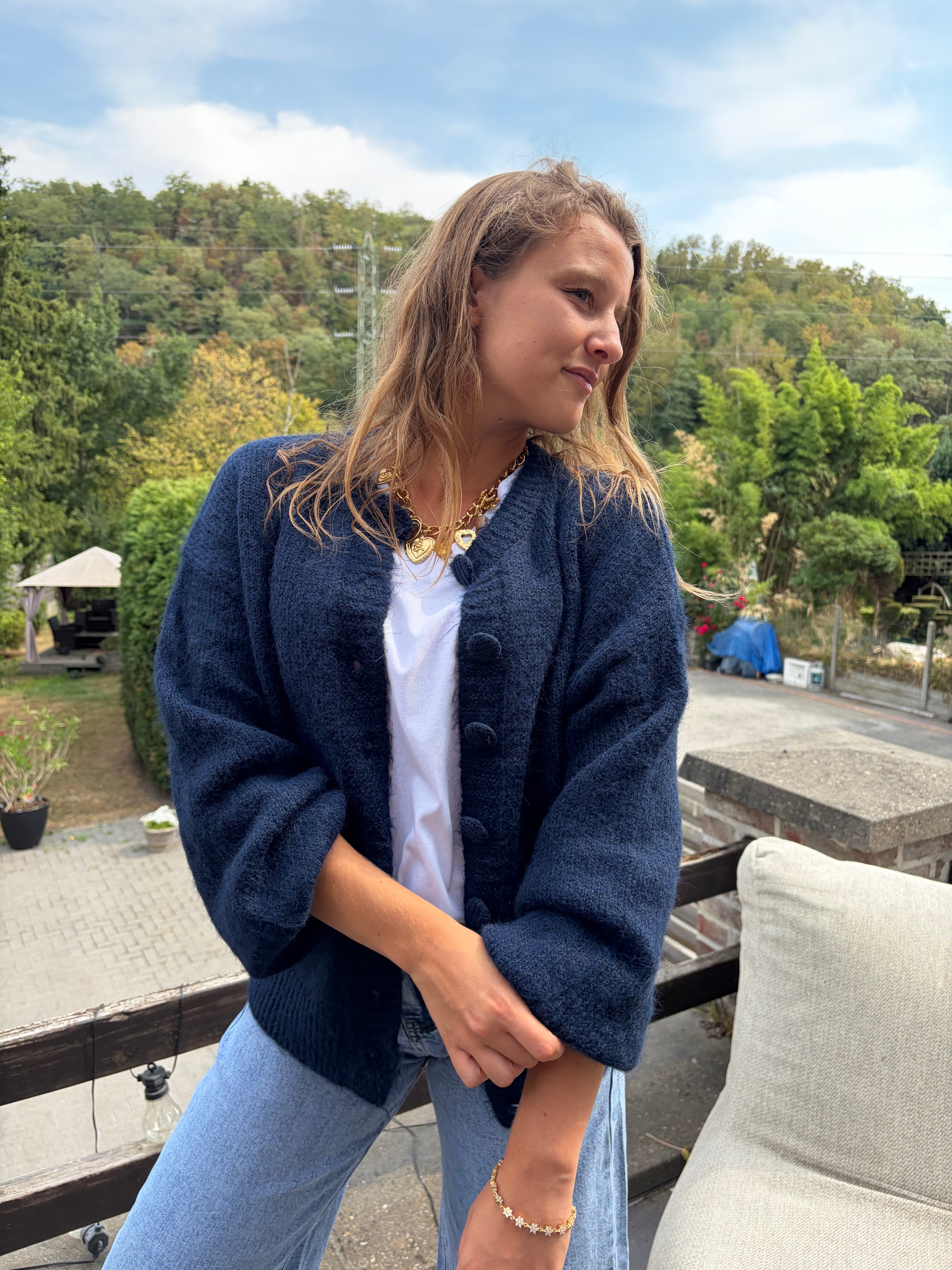 Gilet Inès - Marine