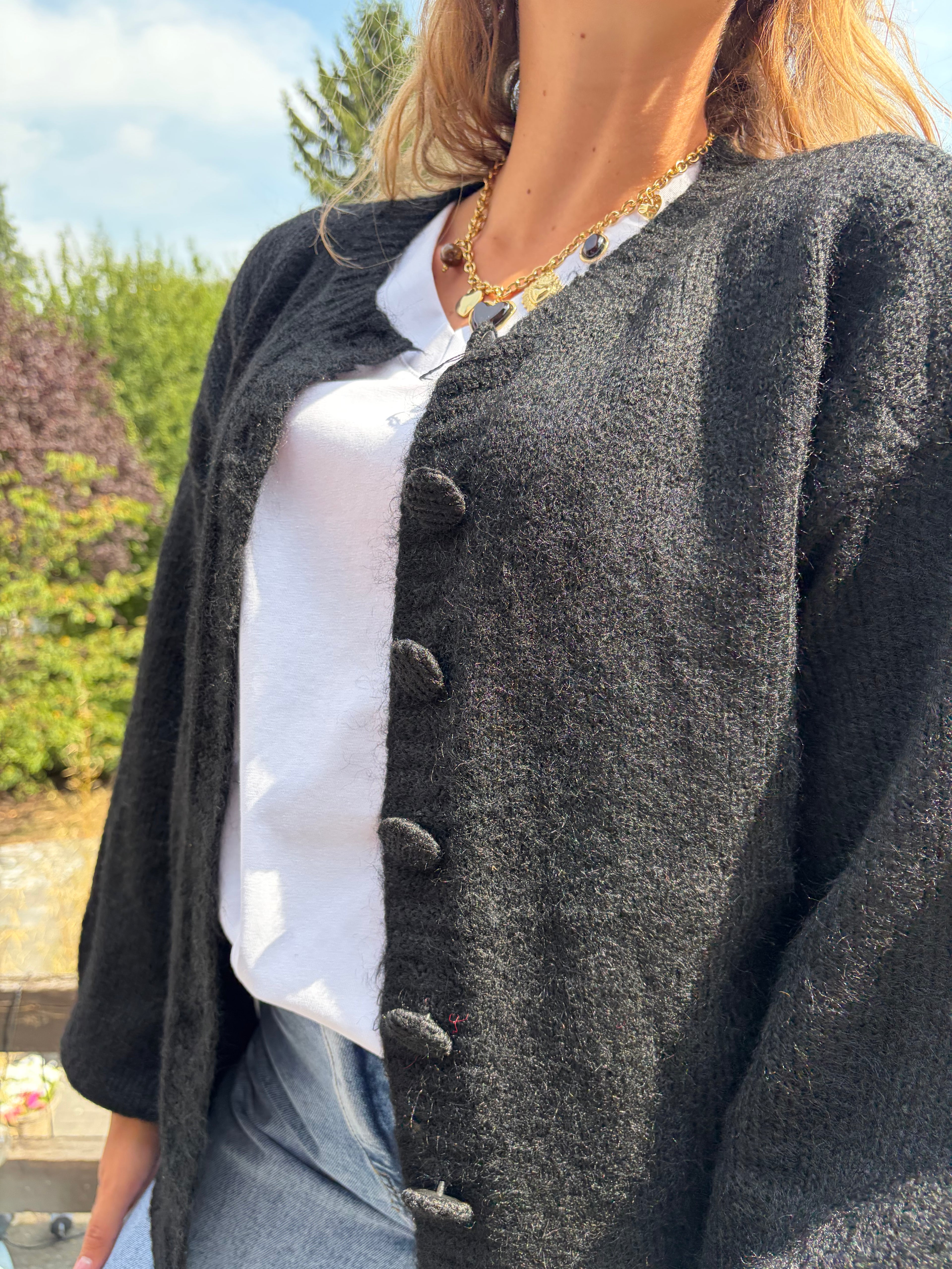 Gilet Inès - Noir