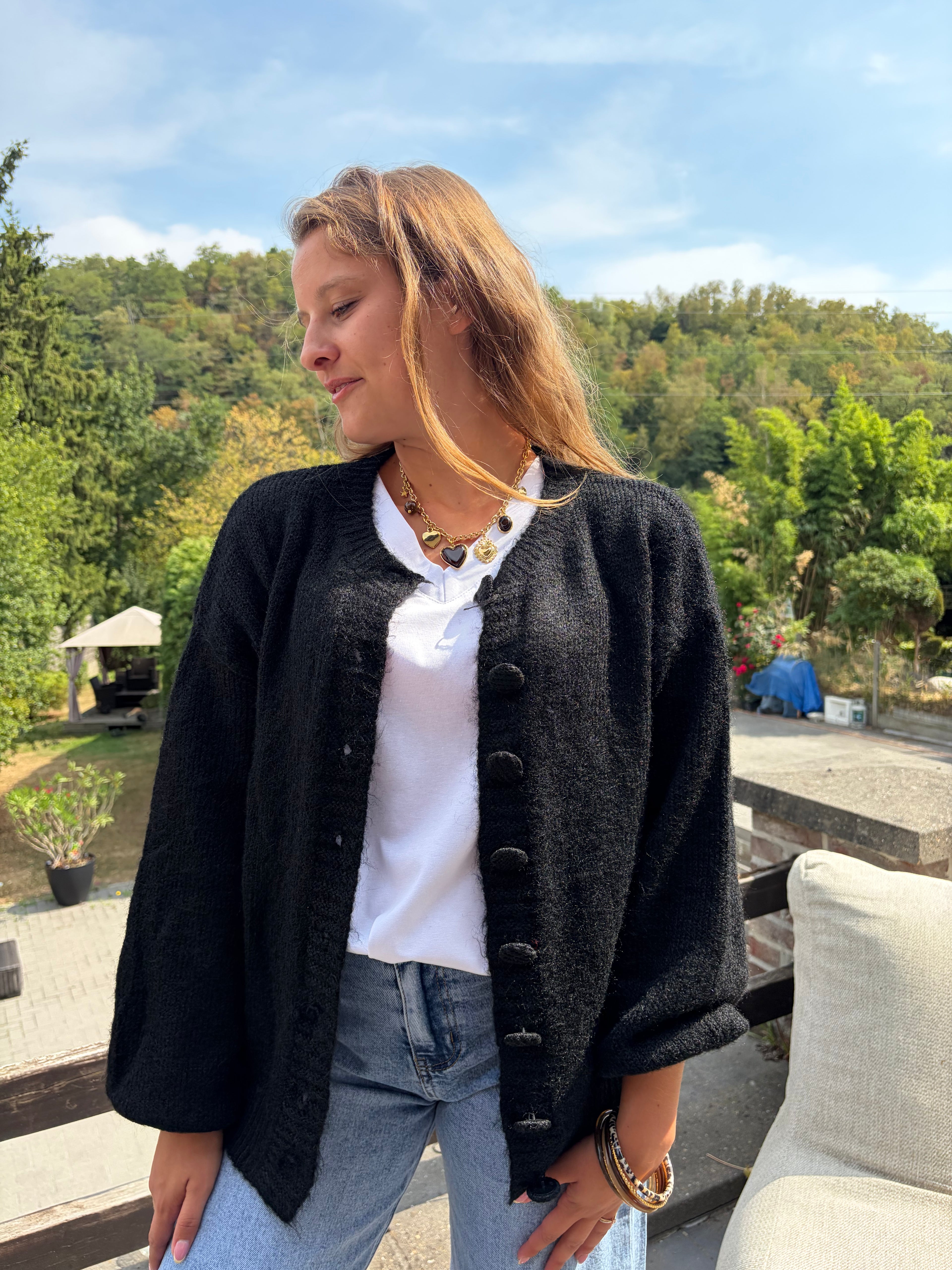 Gilet Inès - Noir