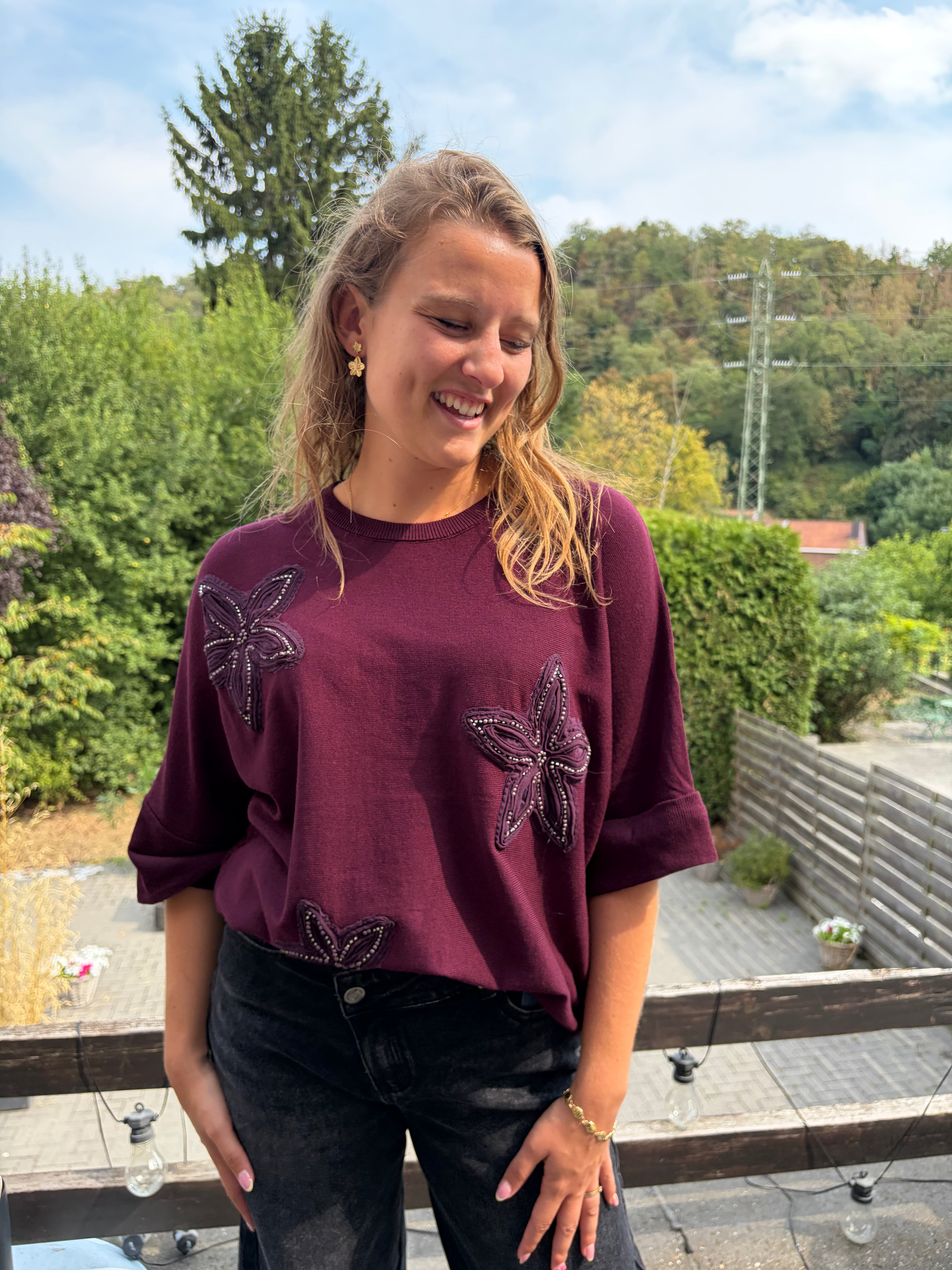 Pull Morgane - Bordeaux