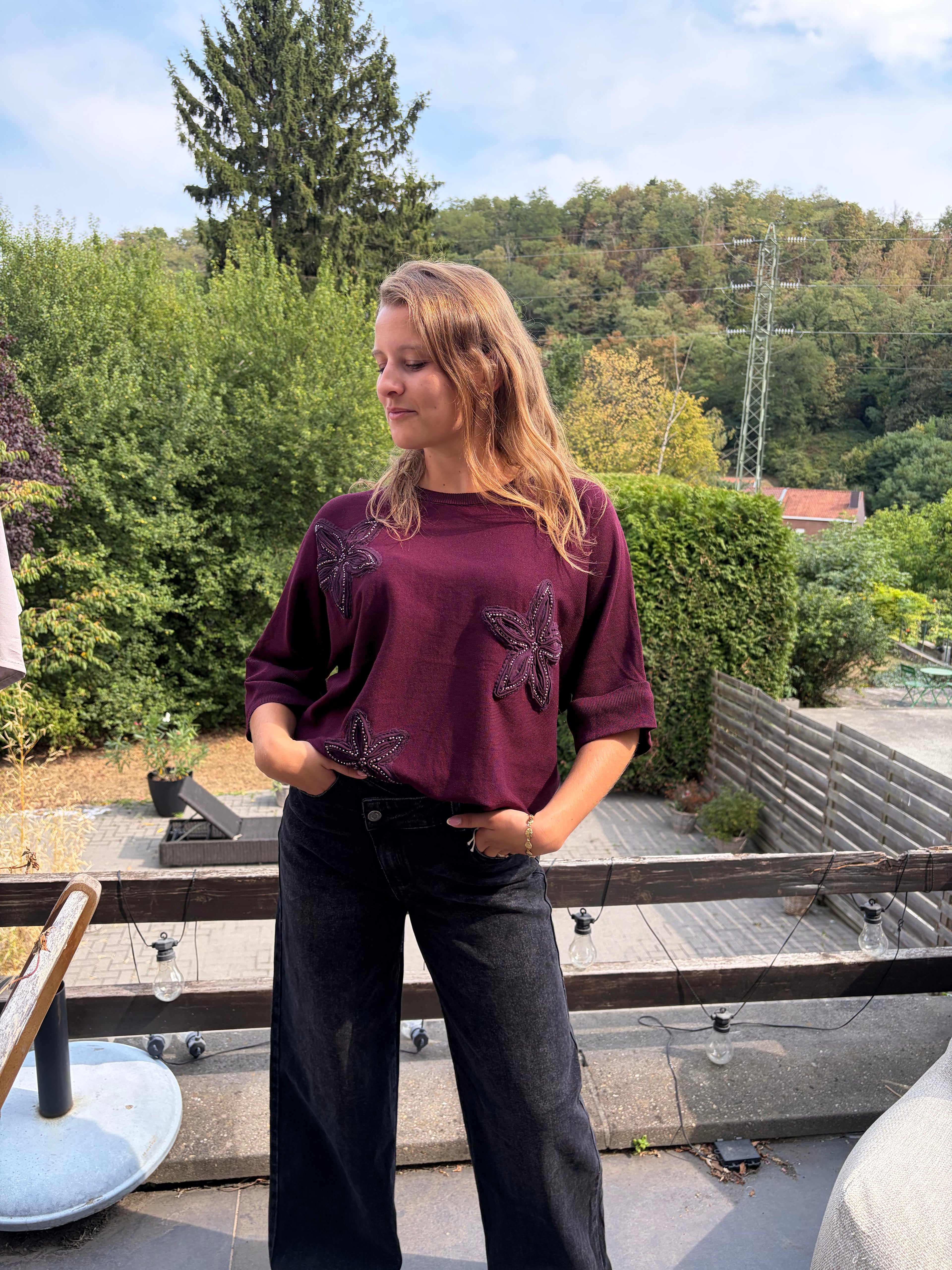 Pull Morgane - Bordeaux