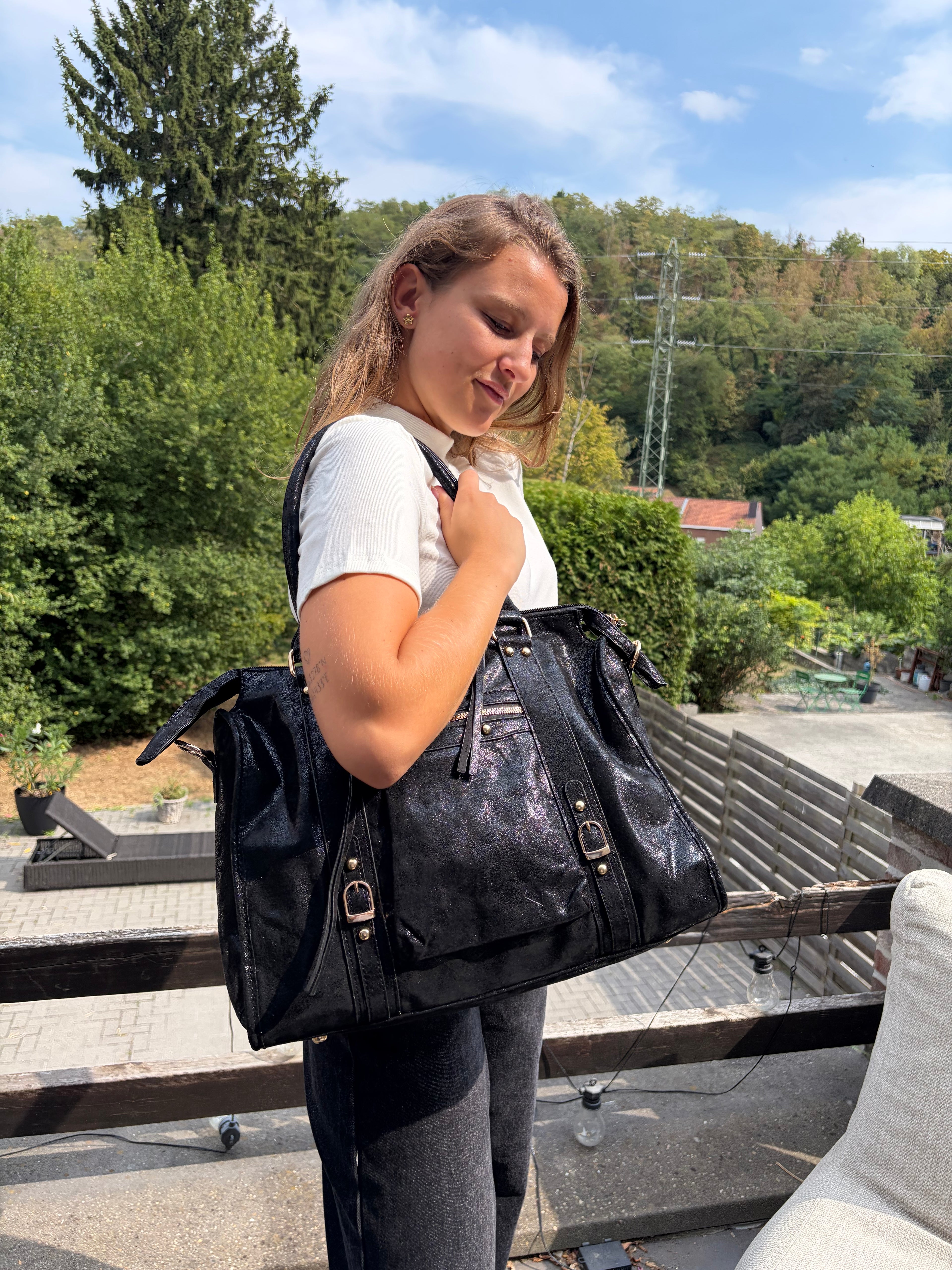 Sac métallisé - Noir