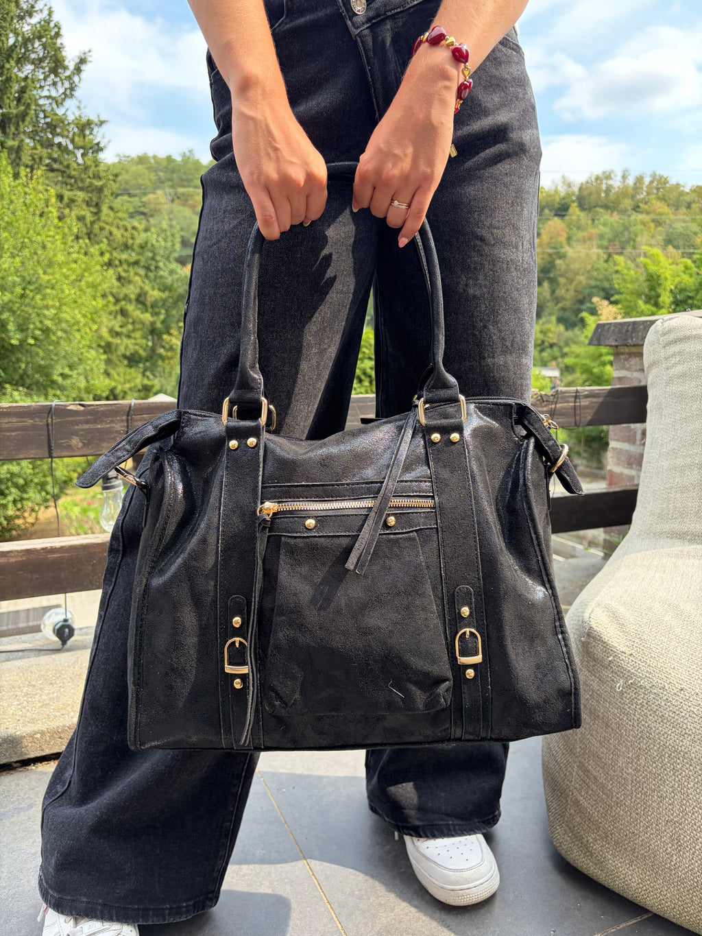 Sac métallisé - Noir