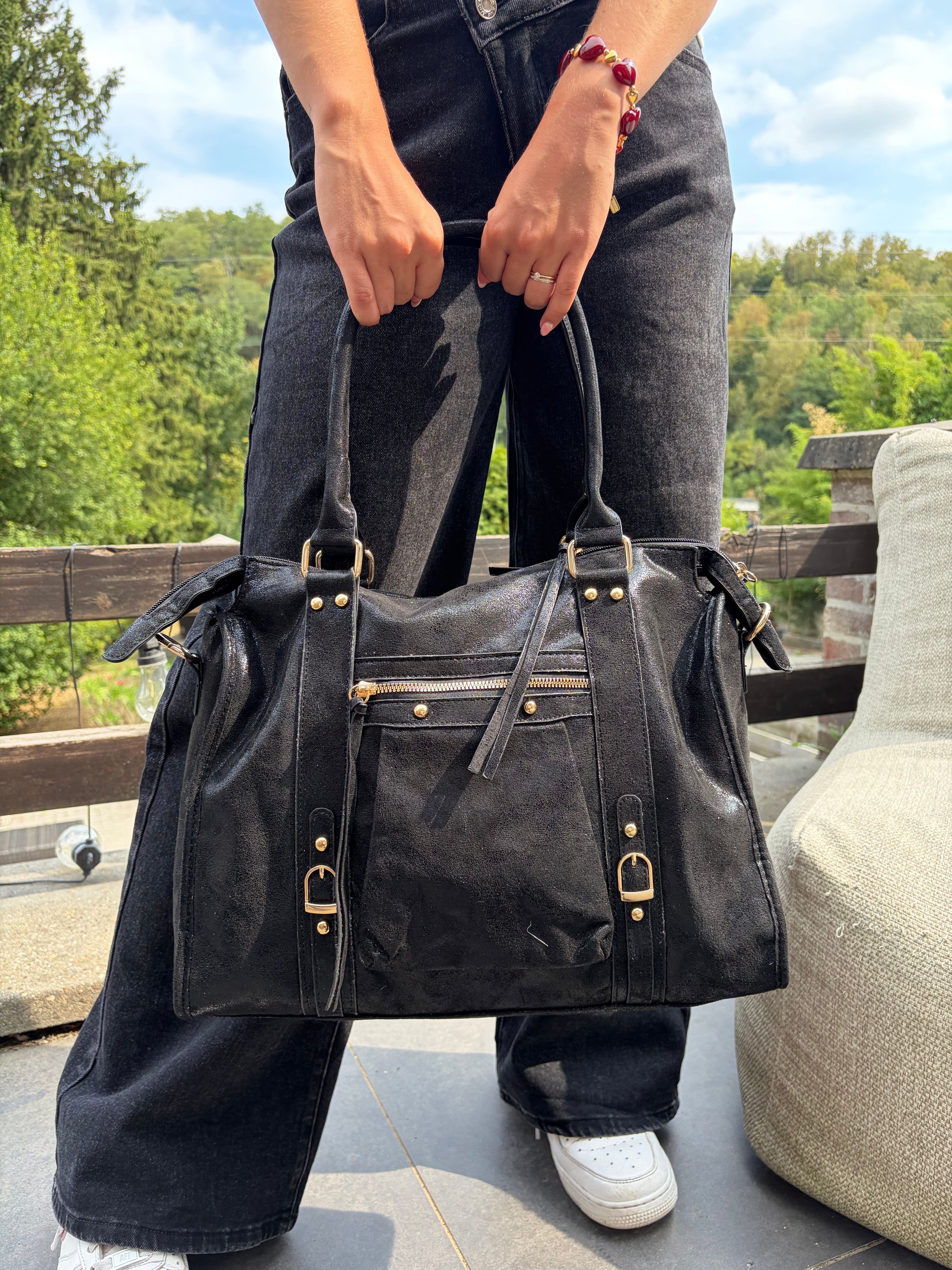 Sac métallisé - Noir