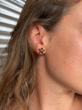 Boucles d'oreilles Nina - Chocolat