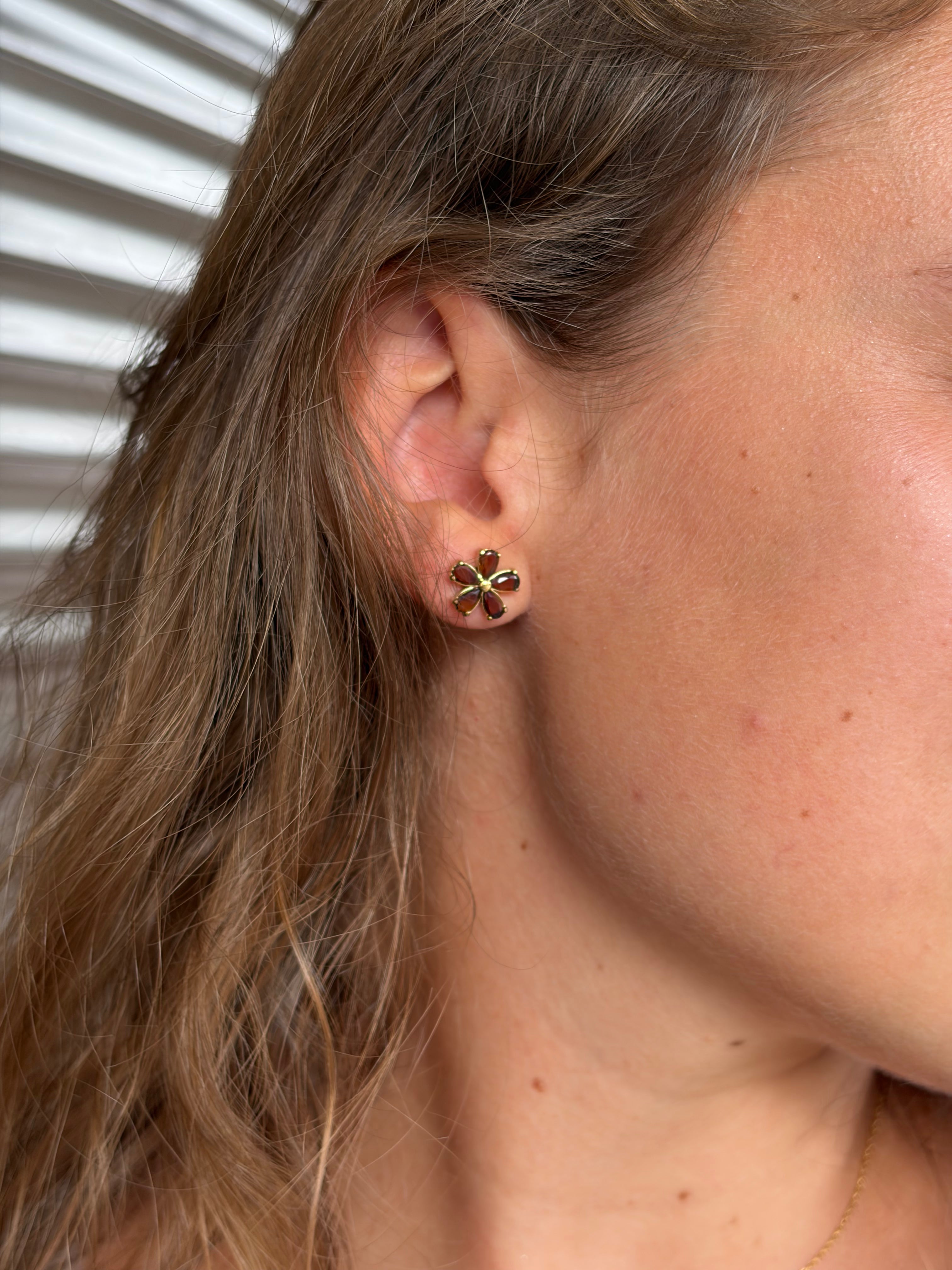 Boucles d'oreilles Nina - Chocolat