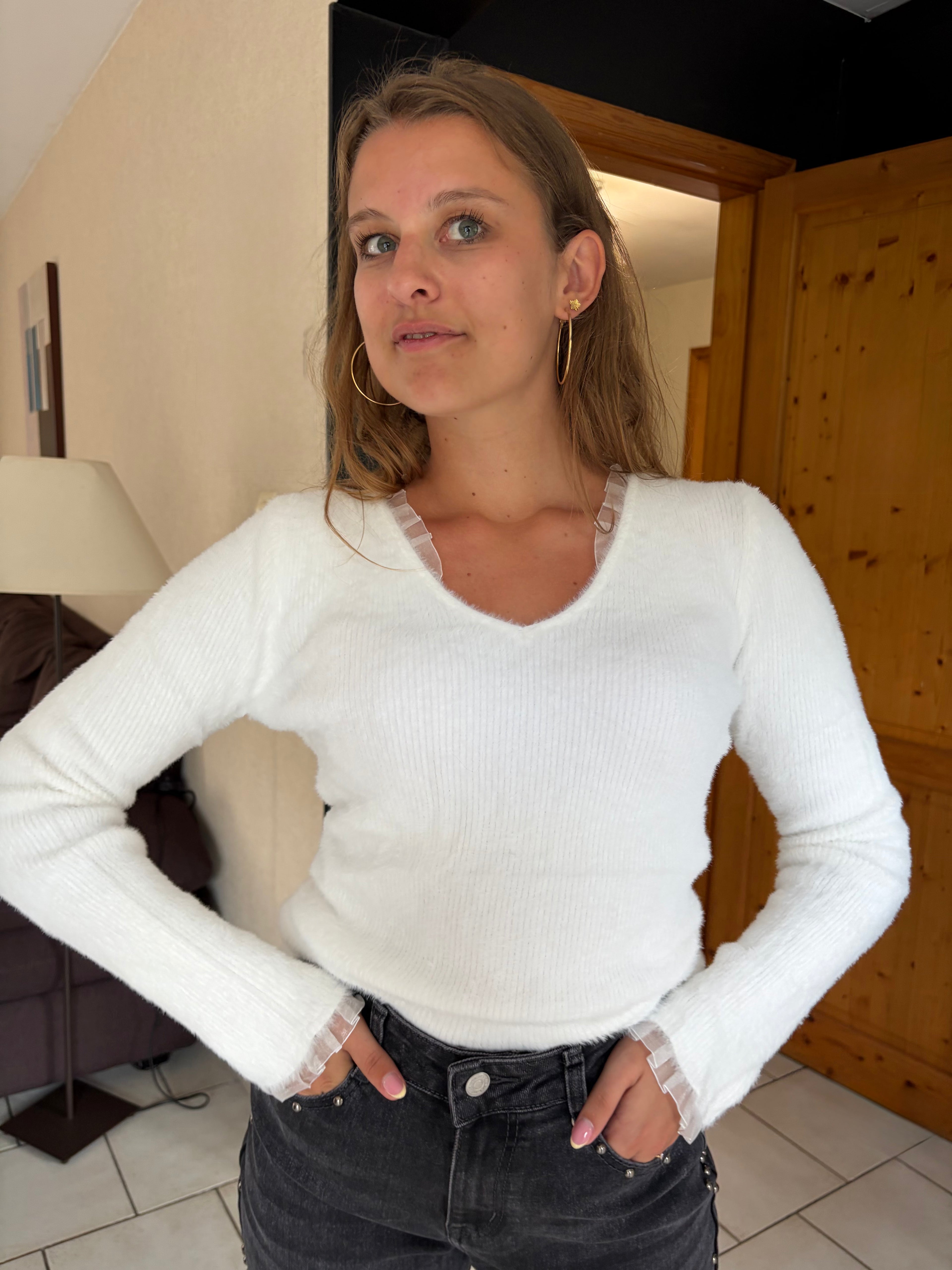 Pull Ariana - Blanc