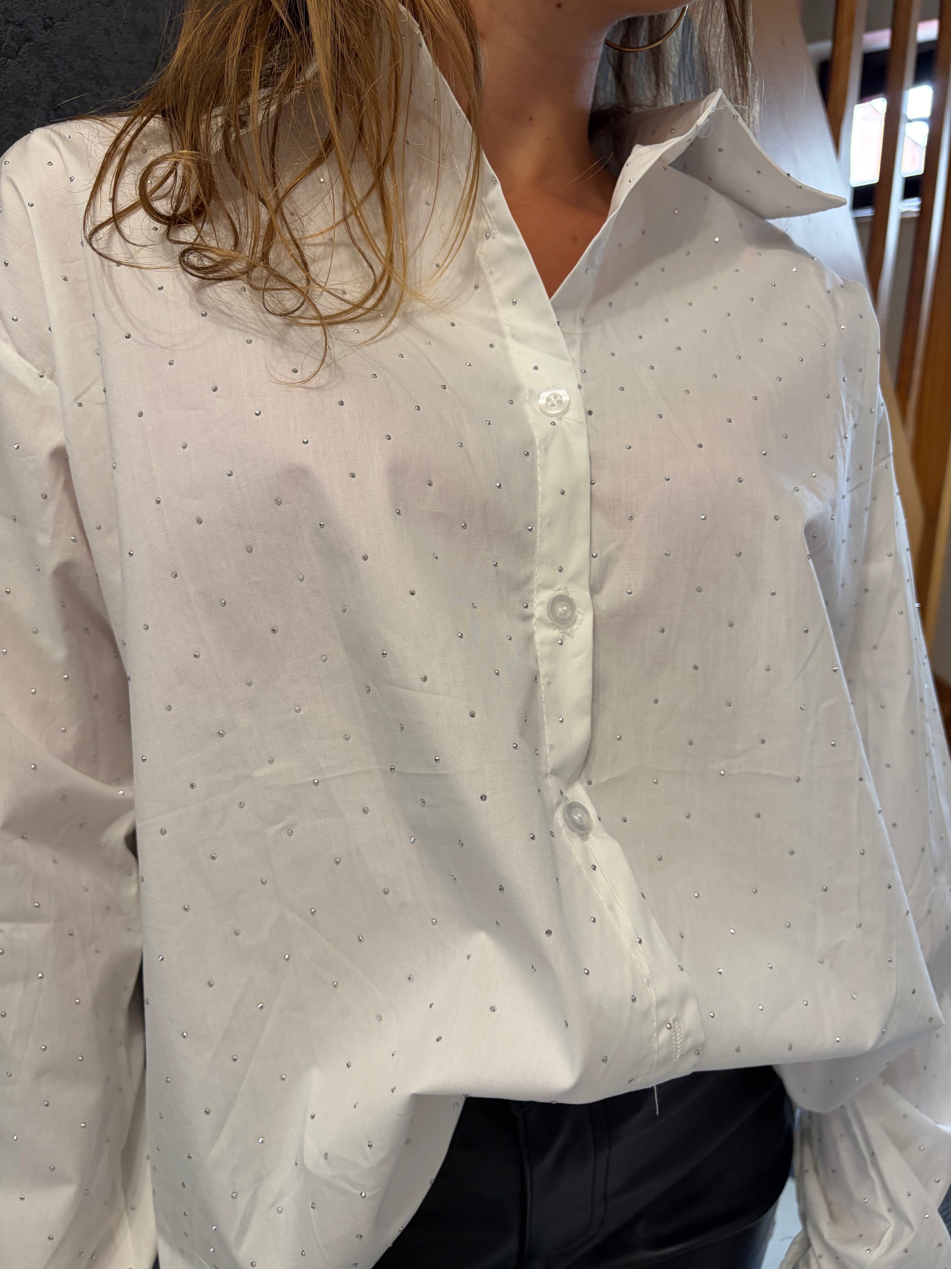 Chemise à strass Zoé