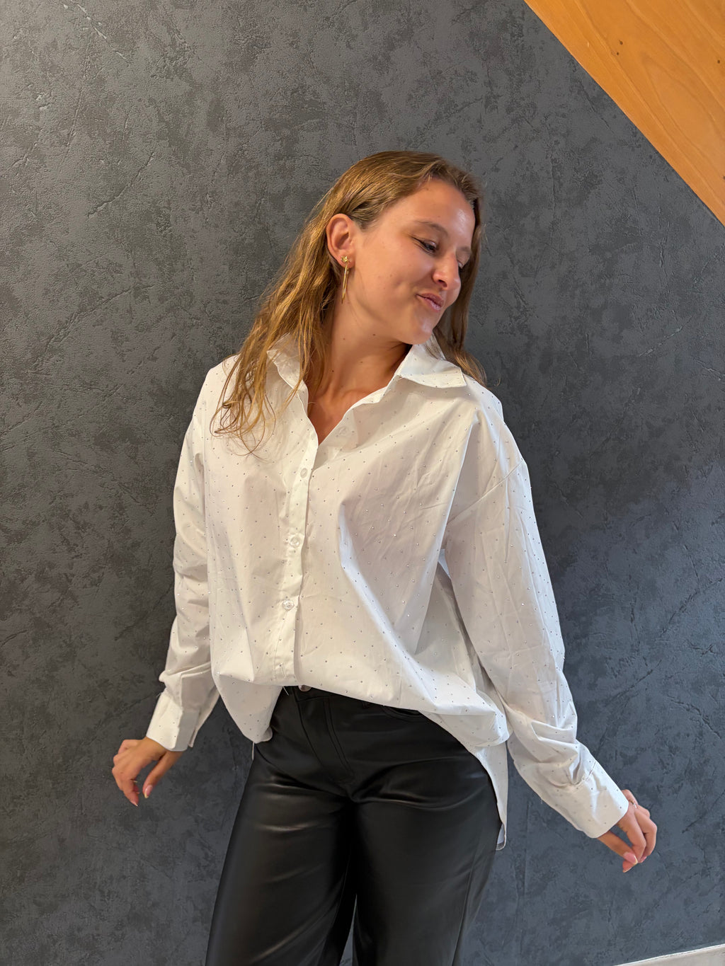 Chemise à strass Zoé