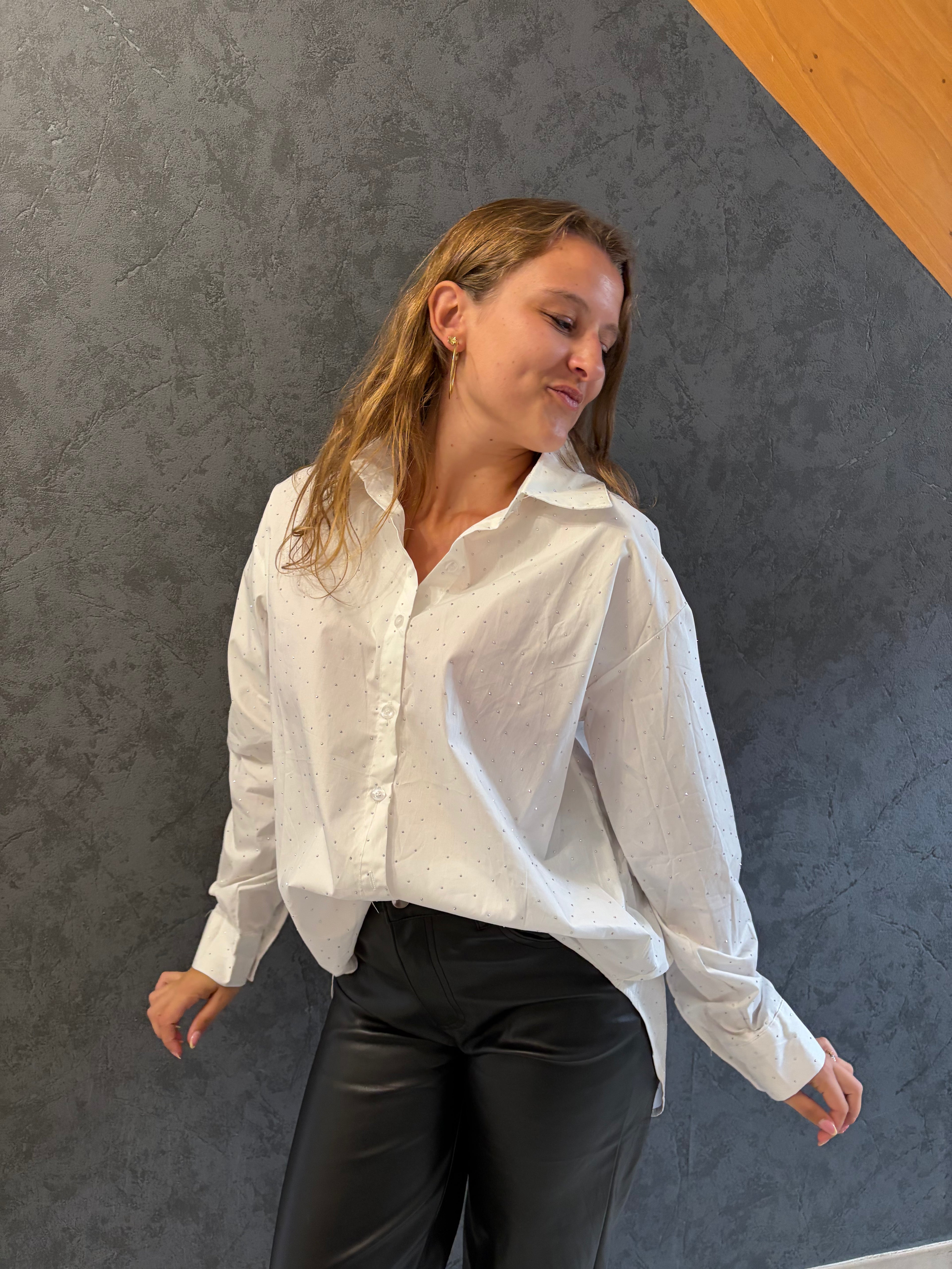 Chemise à strass Zoé