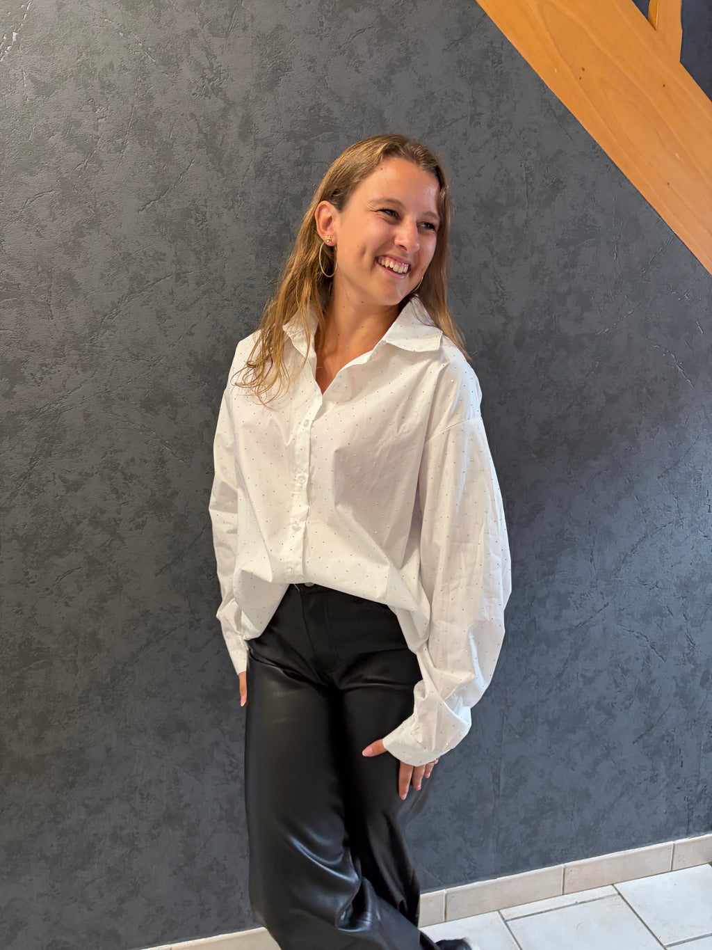 Chemise à strass Zoé