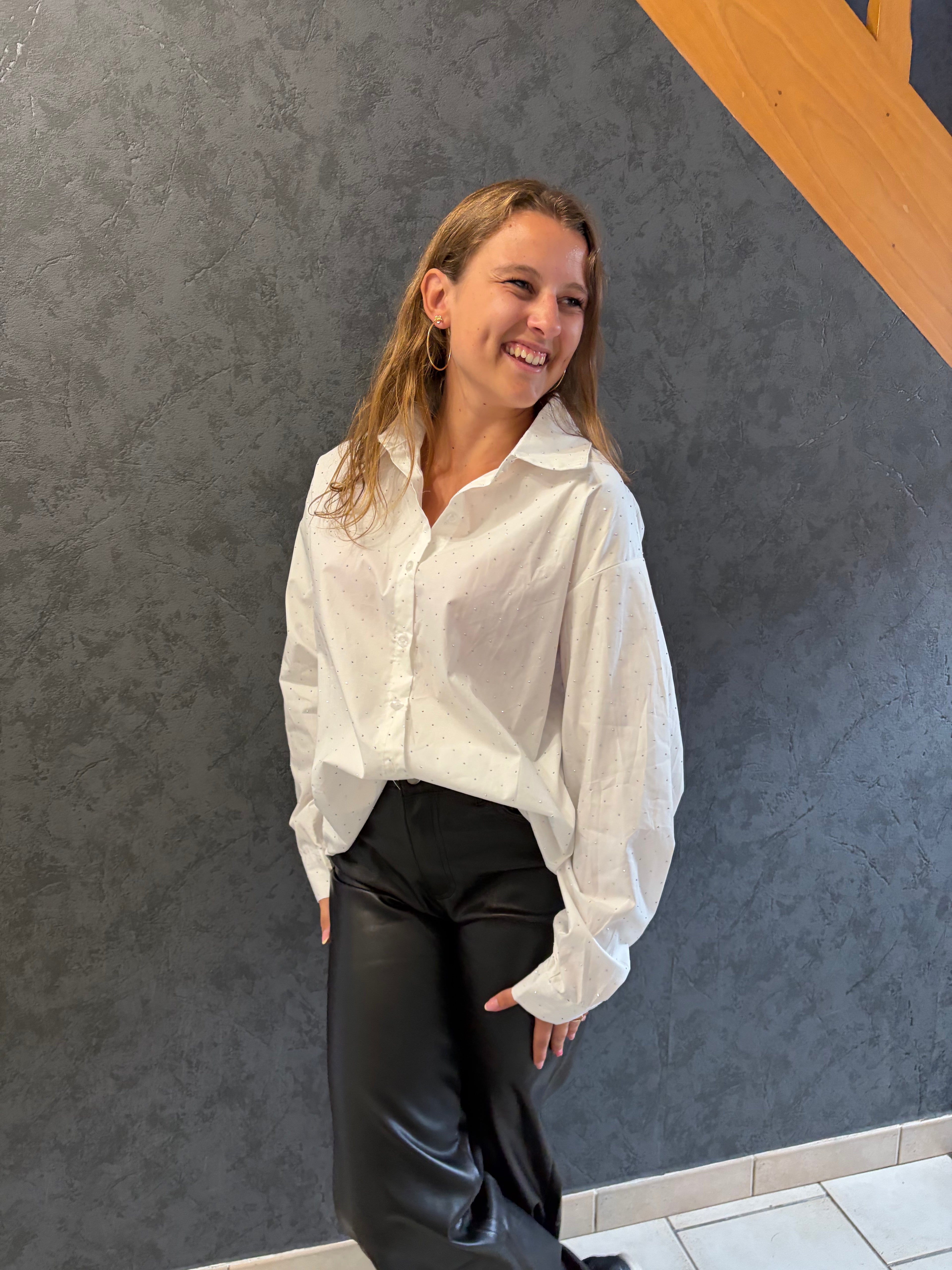 Chemise à strass Zoé