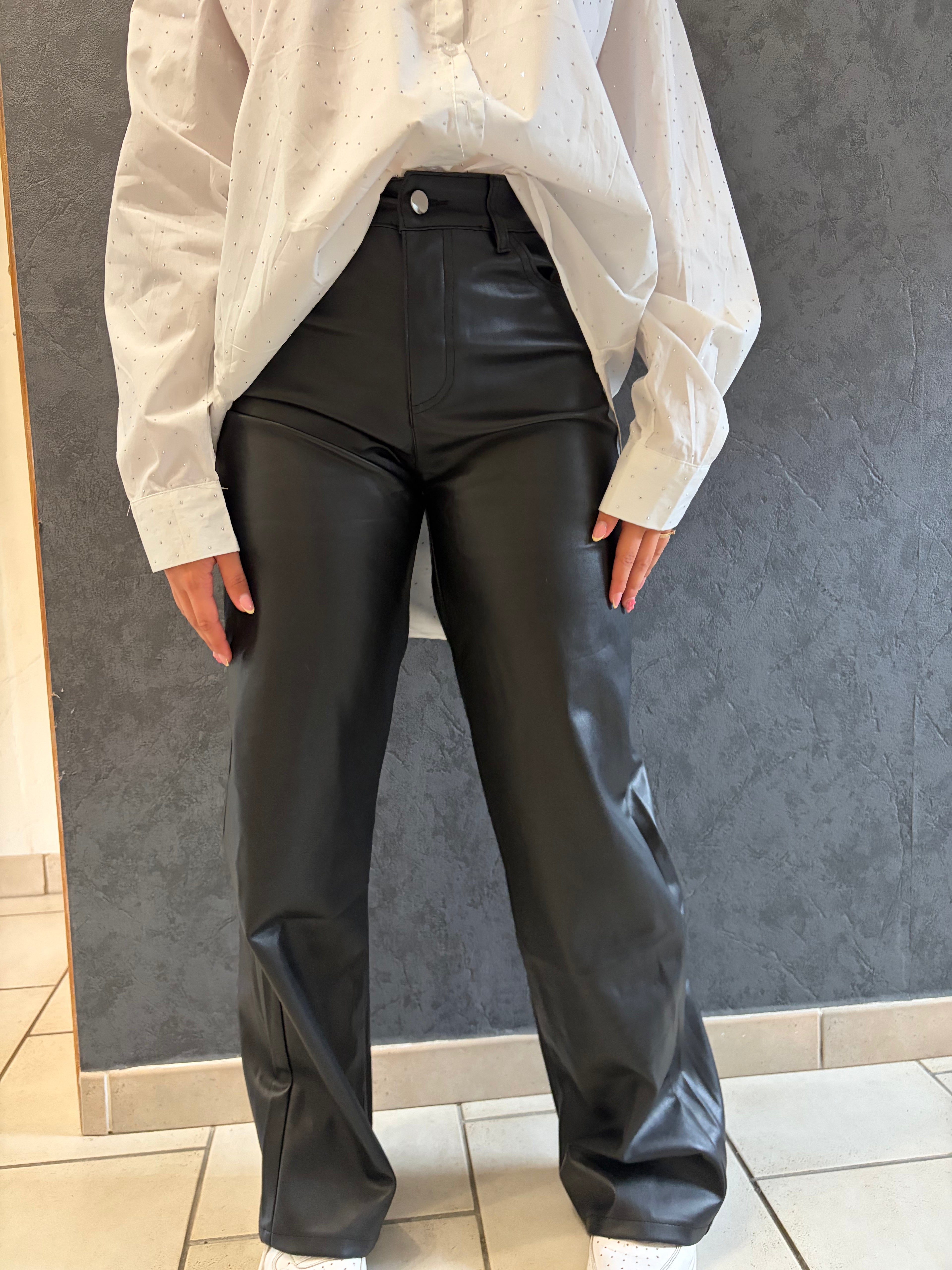 Pantalon similicuir