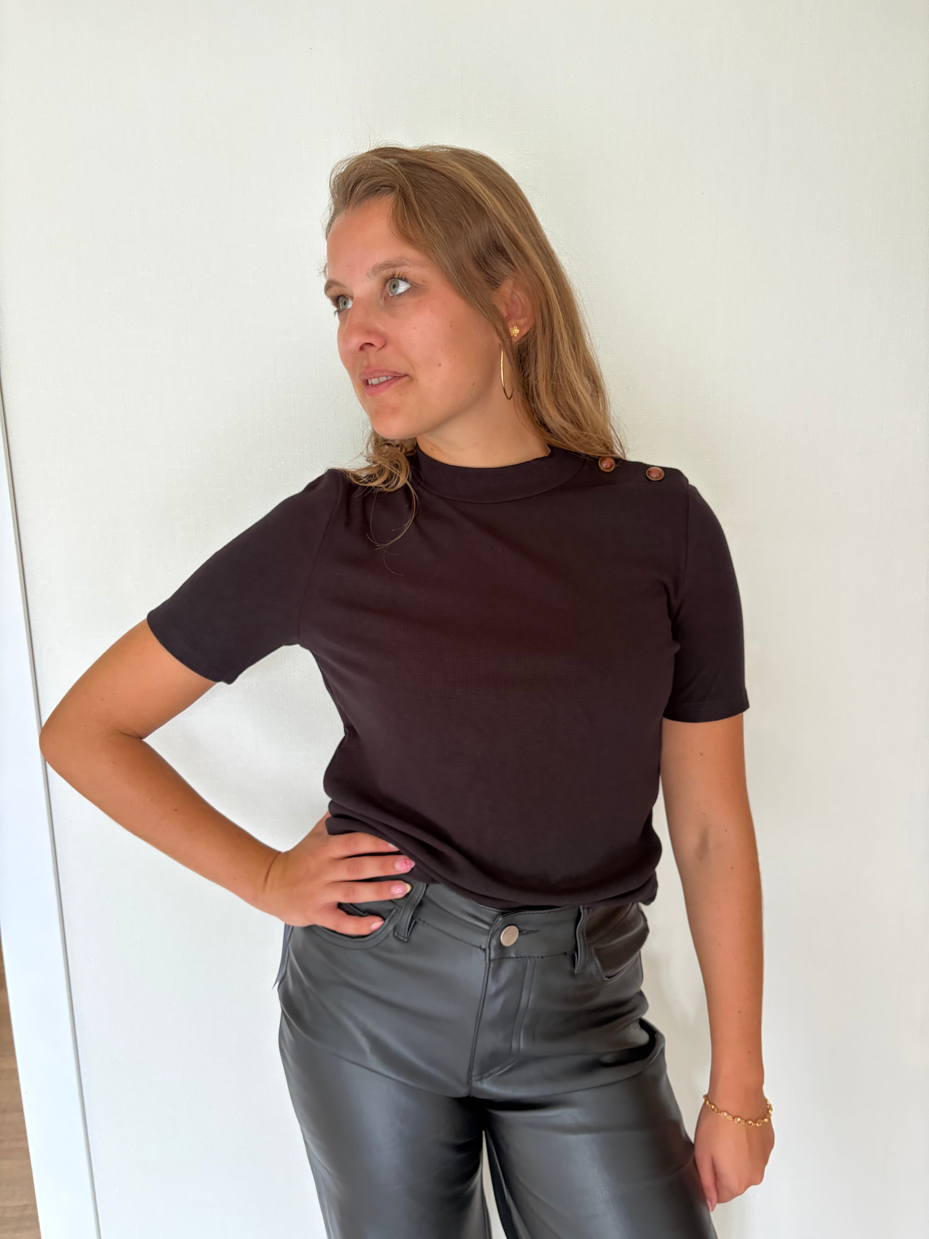 T-shirt Justine - Noir