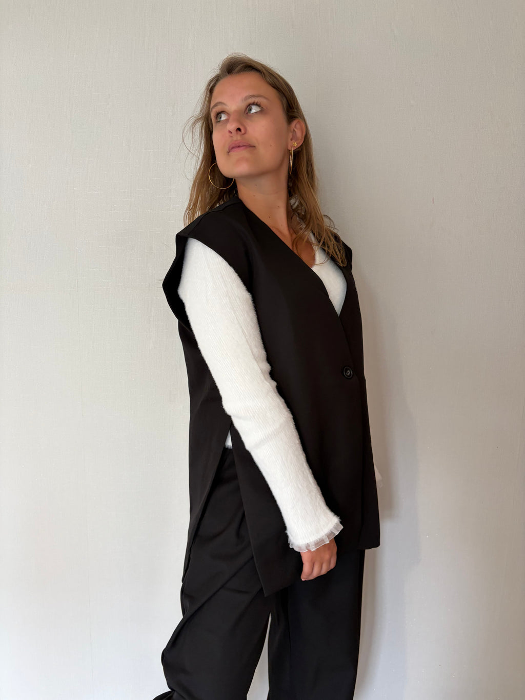 Blazer sans manches Jenny - Noir