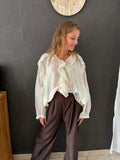 Pantalon Tailleur - Chocolat