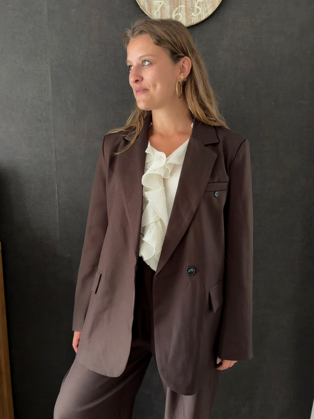 Blazer Laurie - Chocolat