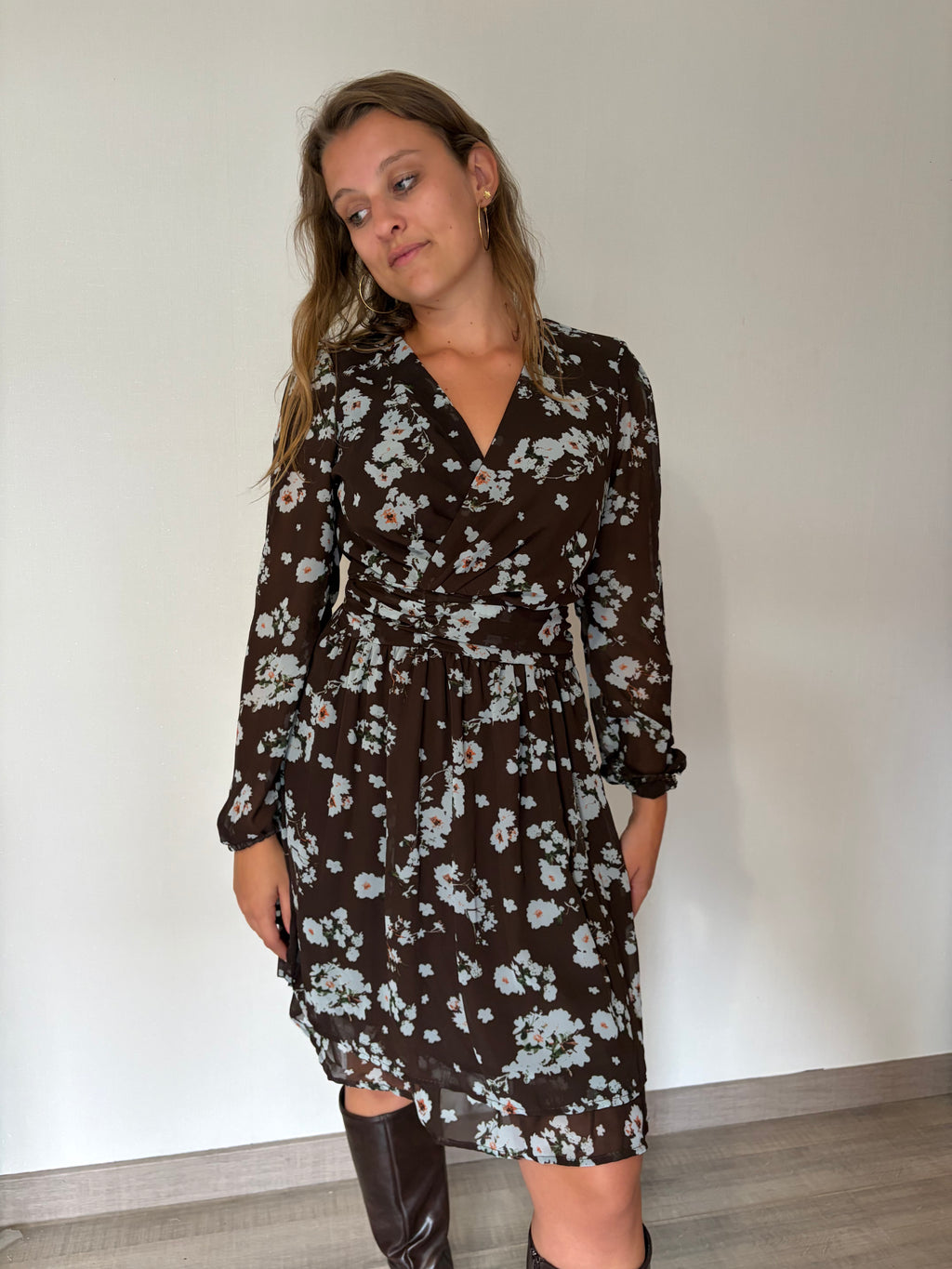 Robe Ava - Chocolat