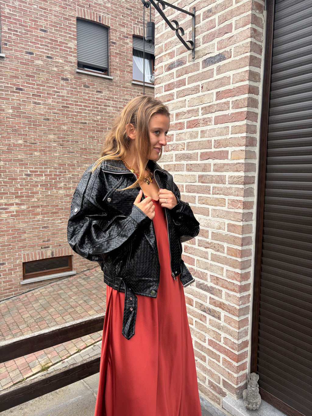 Robe longue Lisa - Rouille