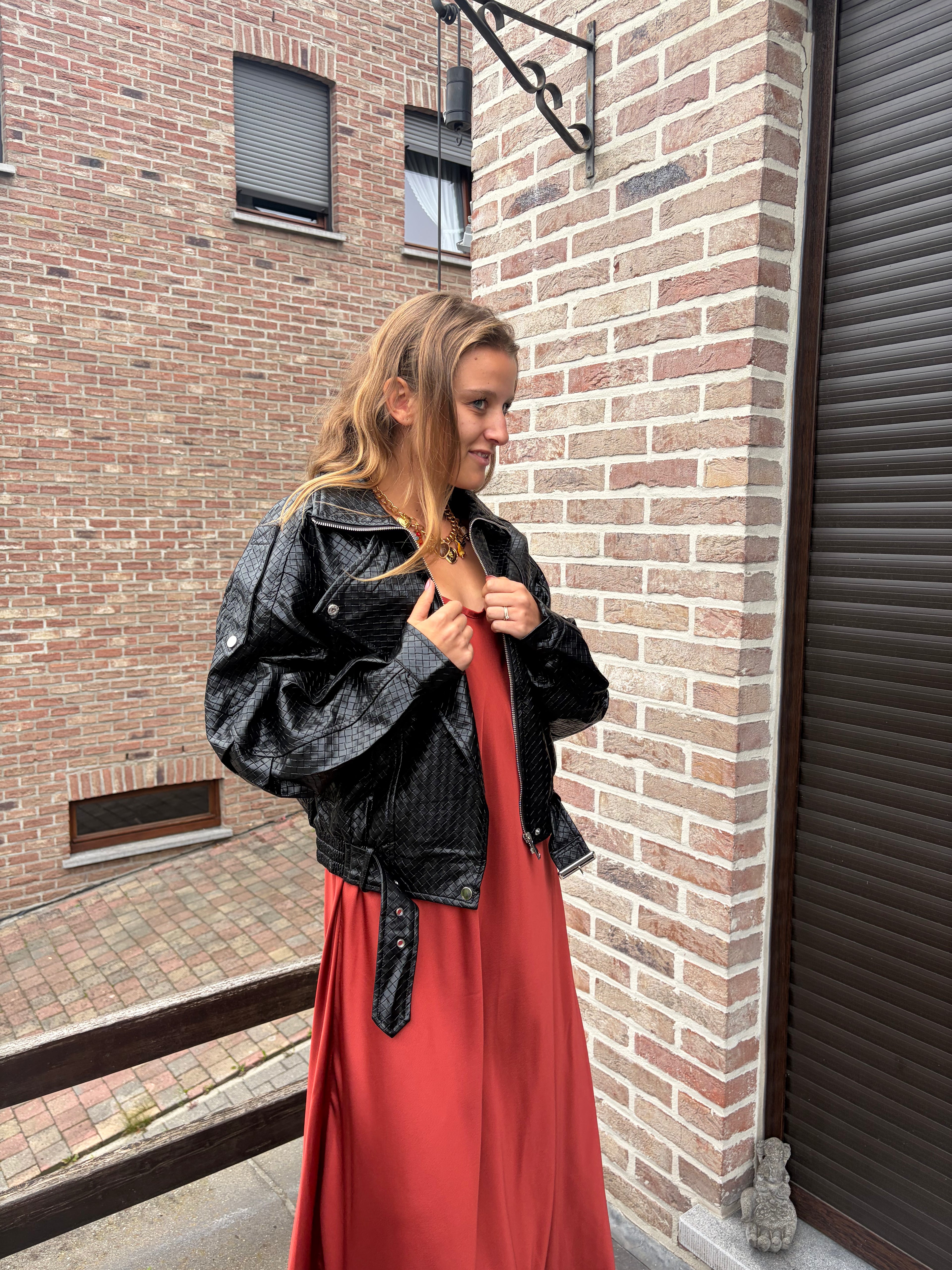 Robe longue Lisa - Rouille