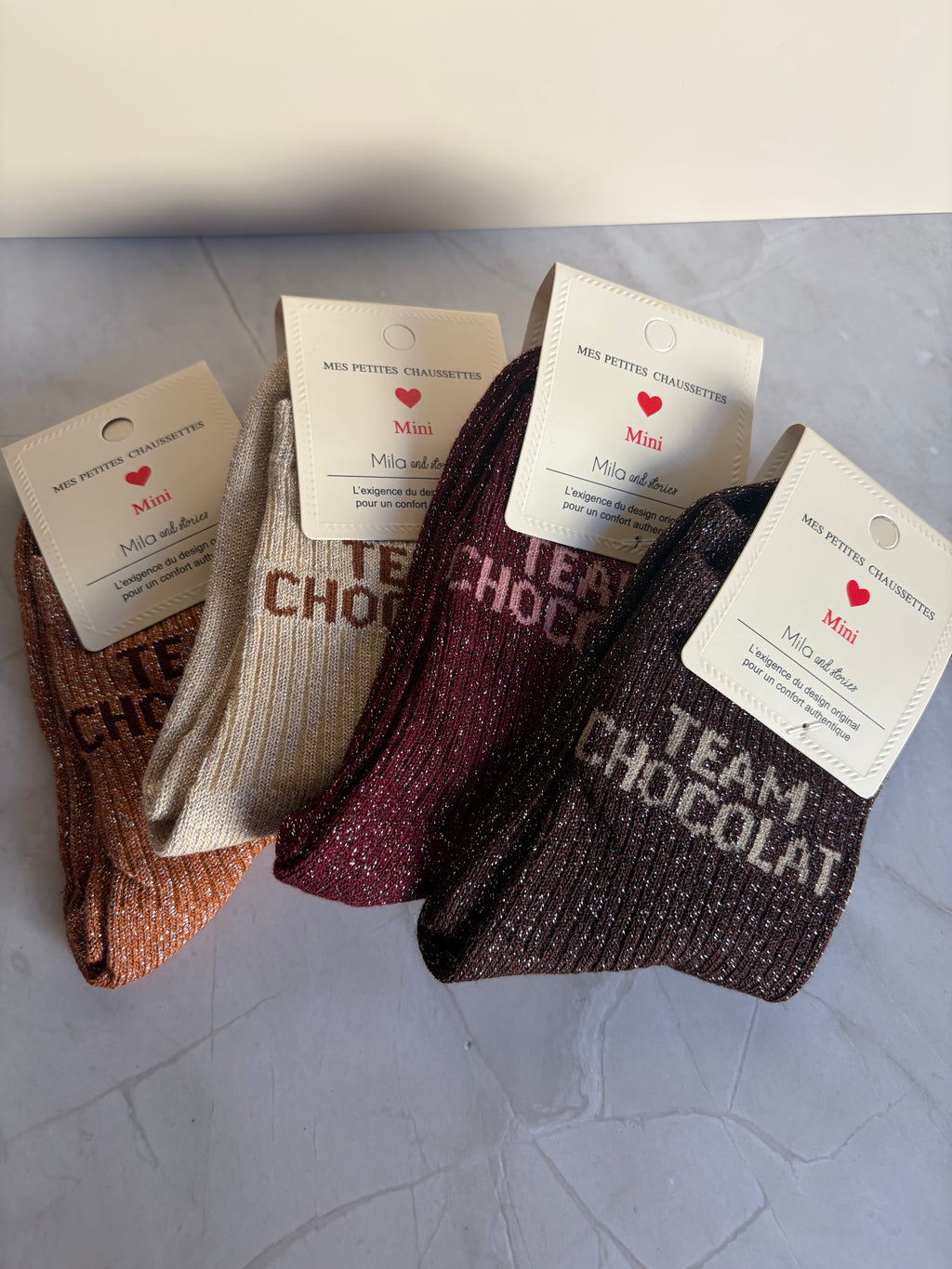 Chaussettes "Team Chocolat" - enfant