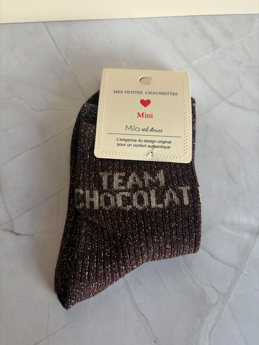 Chaussettes "Team Chocolat" - enfant