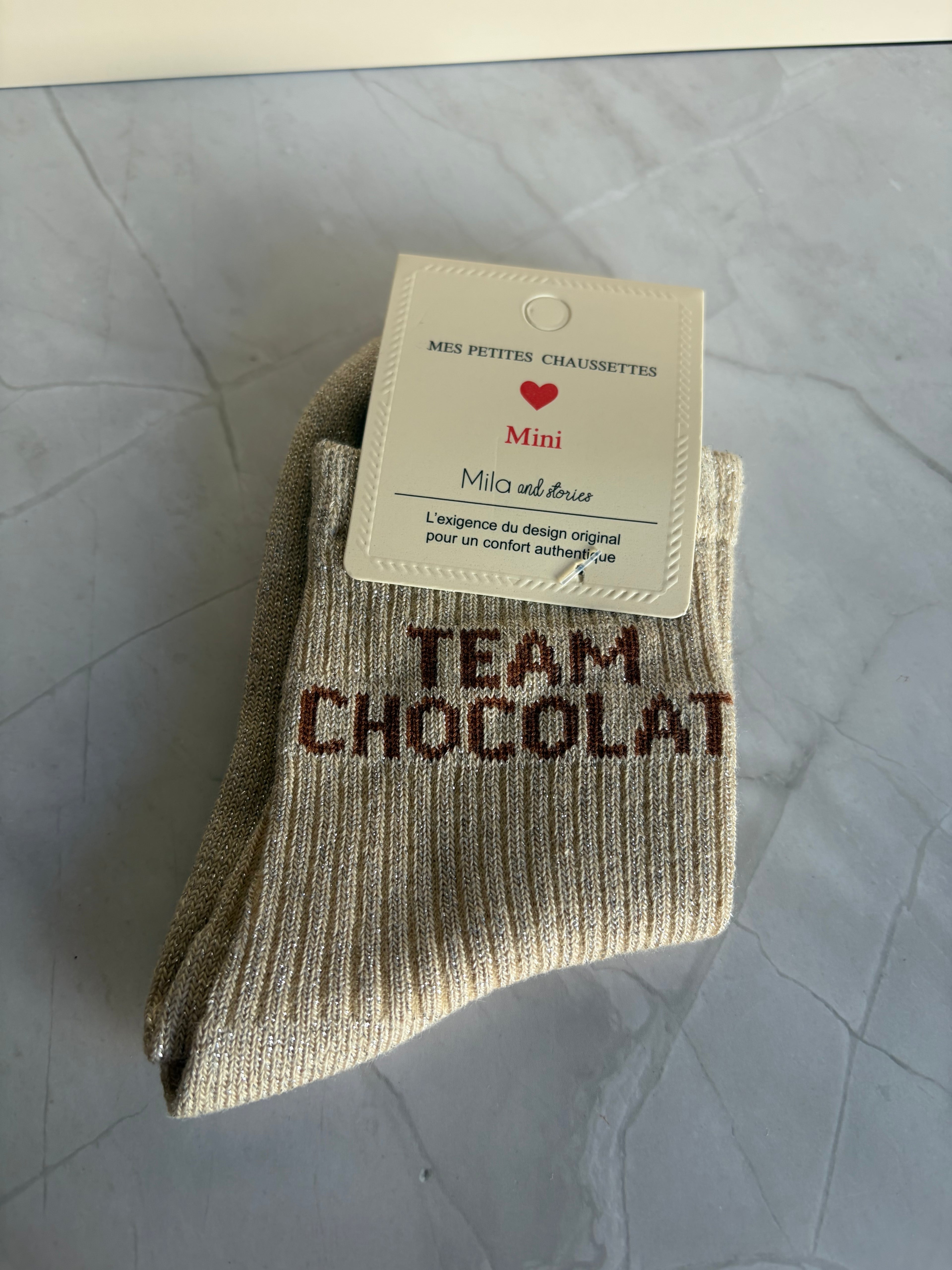 Chaussettes "Team Chocolat" - enfant