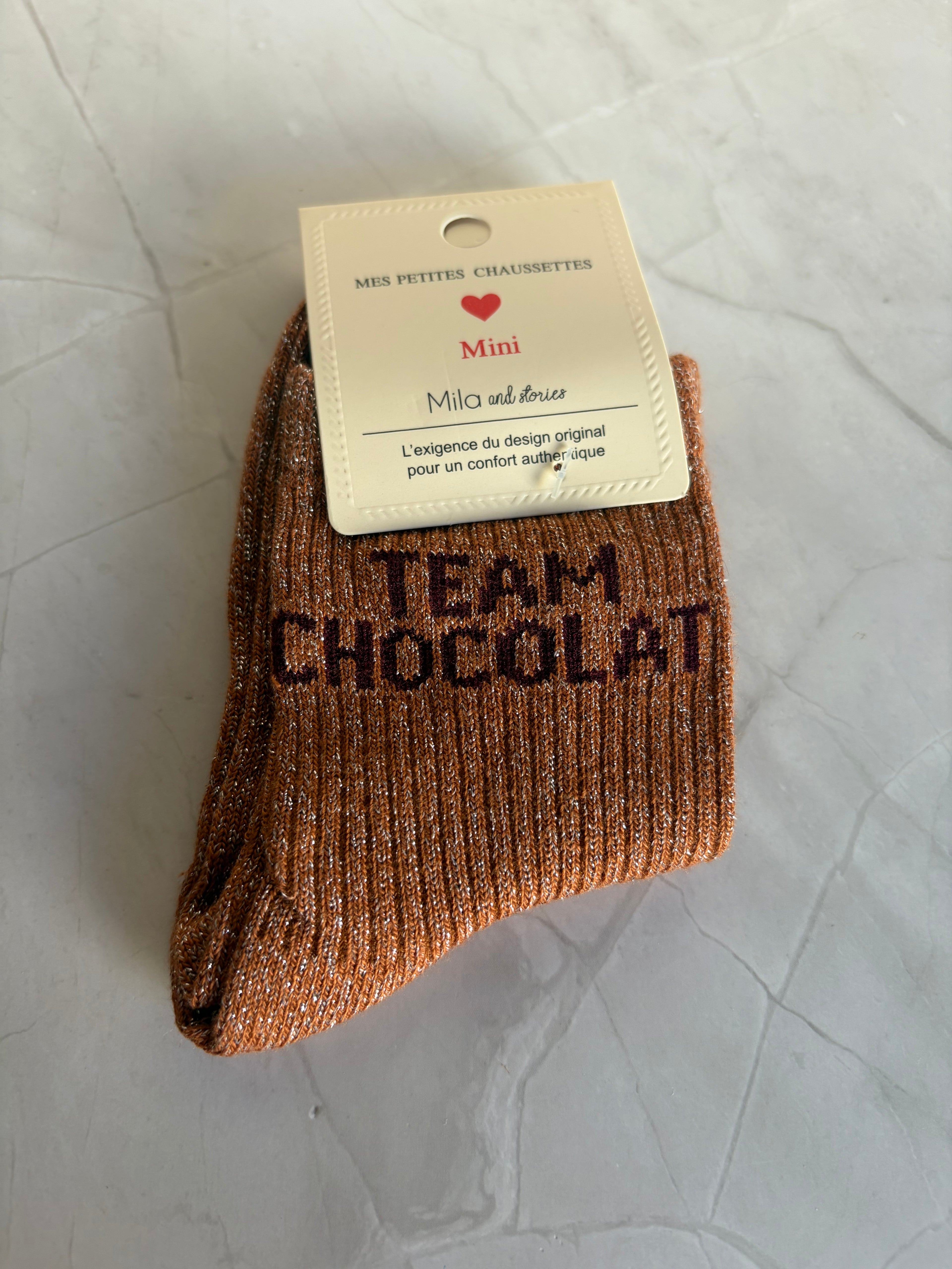 Chaussettes "Team Chocolat" - enfant