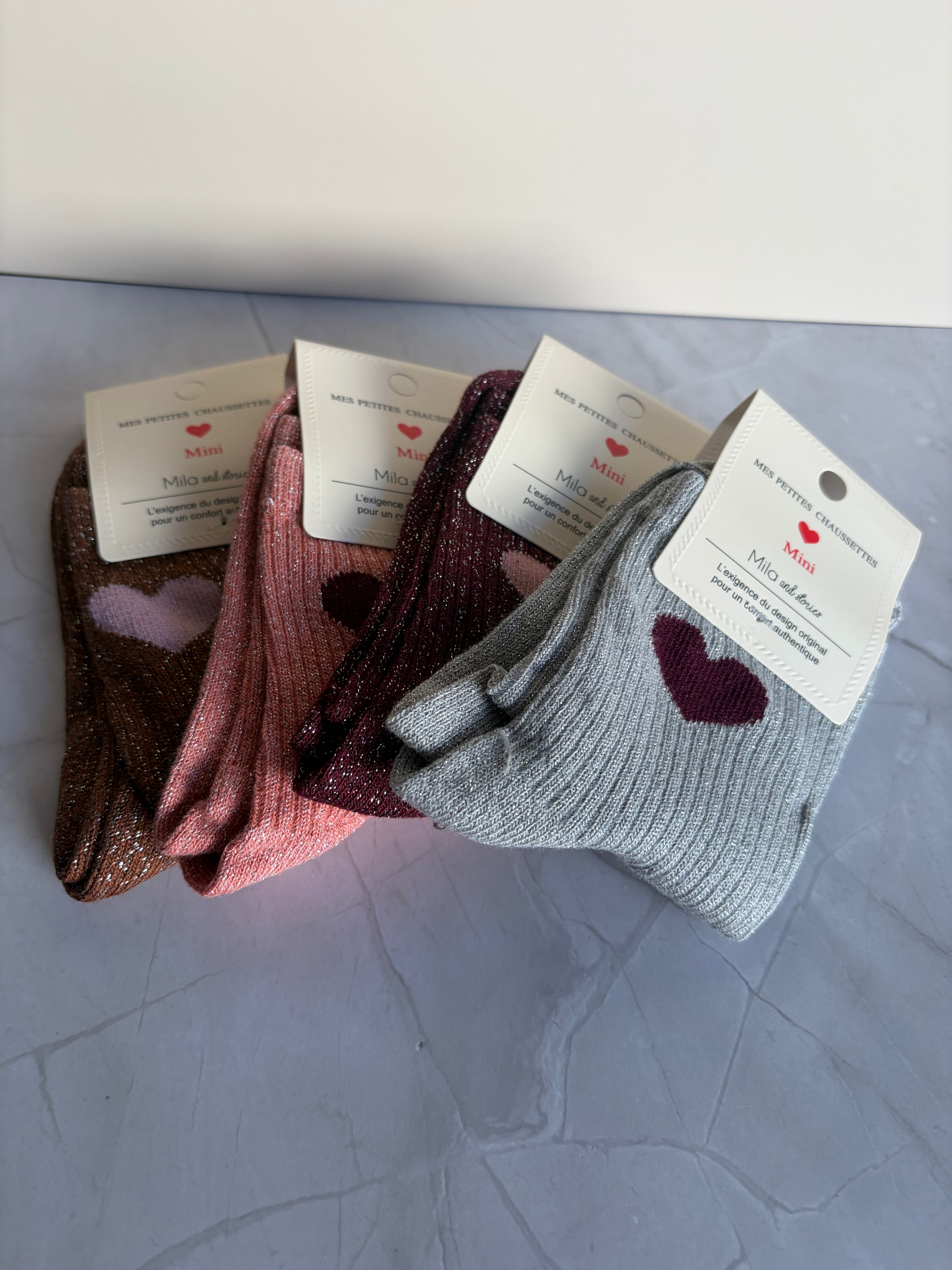 Chaussettes "Cœur" - enfant