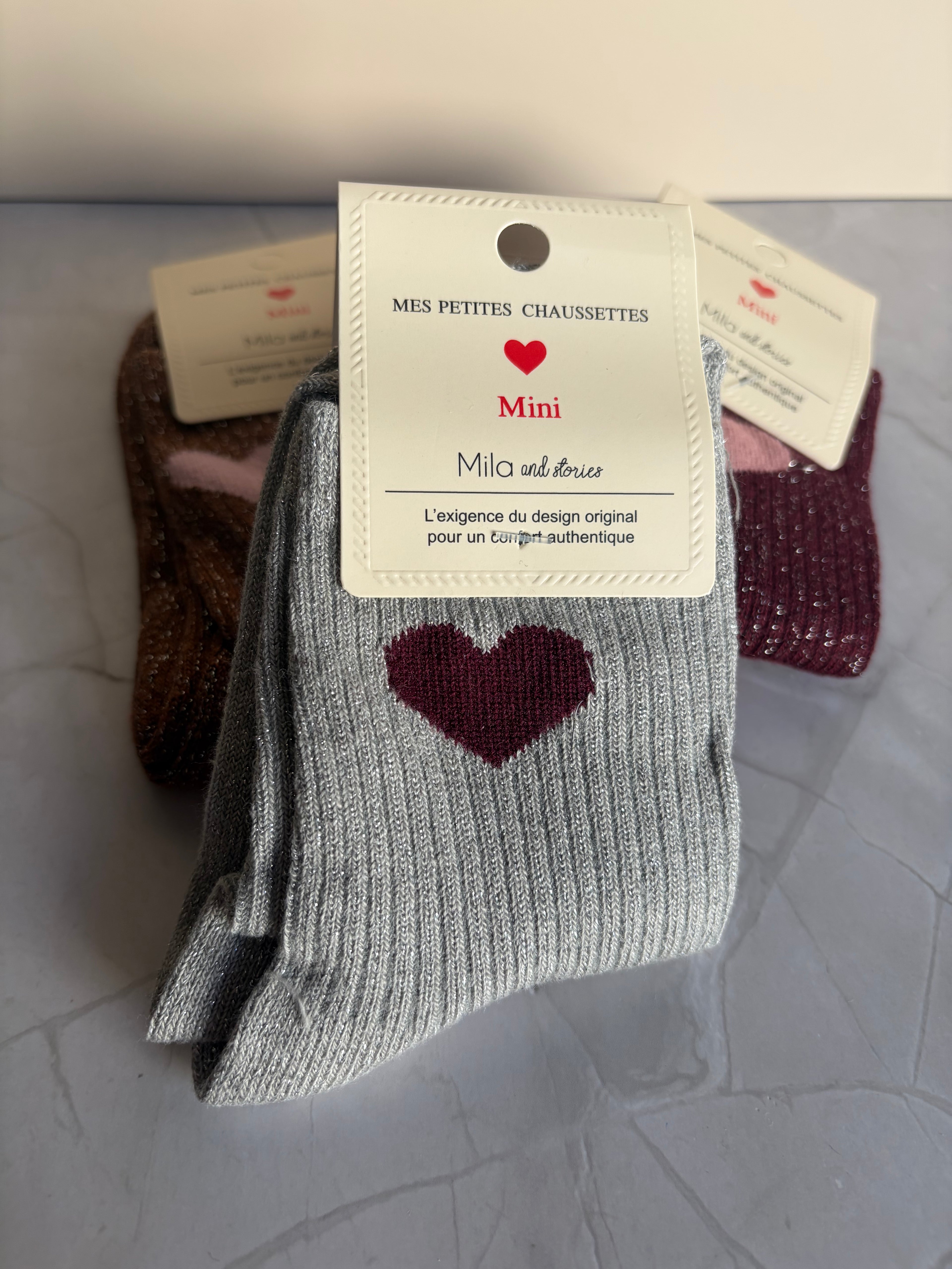 Chaussettes "Cœur" - enfant