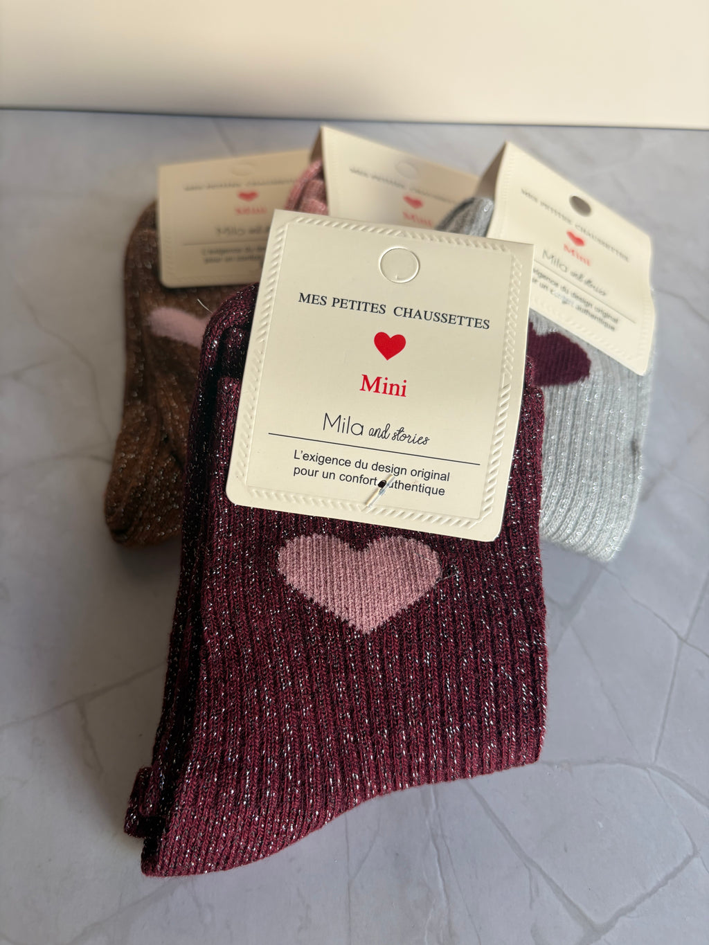Chaussettes "Cœur" - enfant