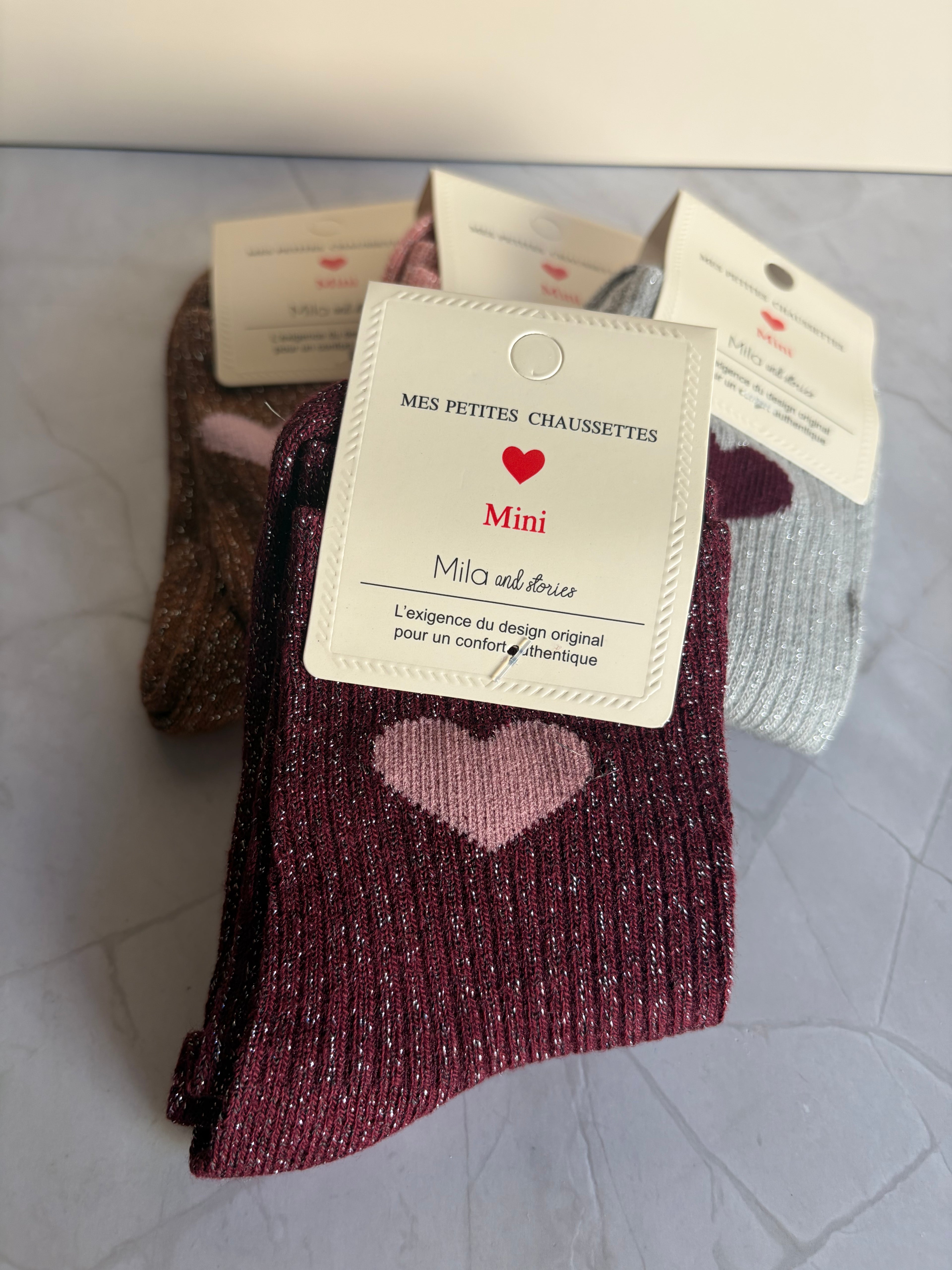 Chaussettes "Cœur" - enfant