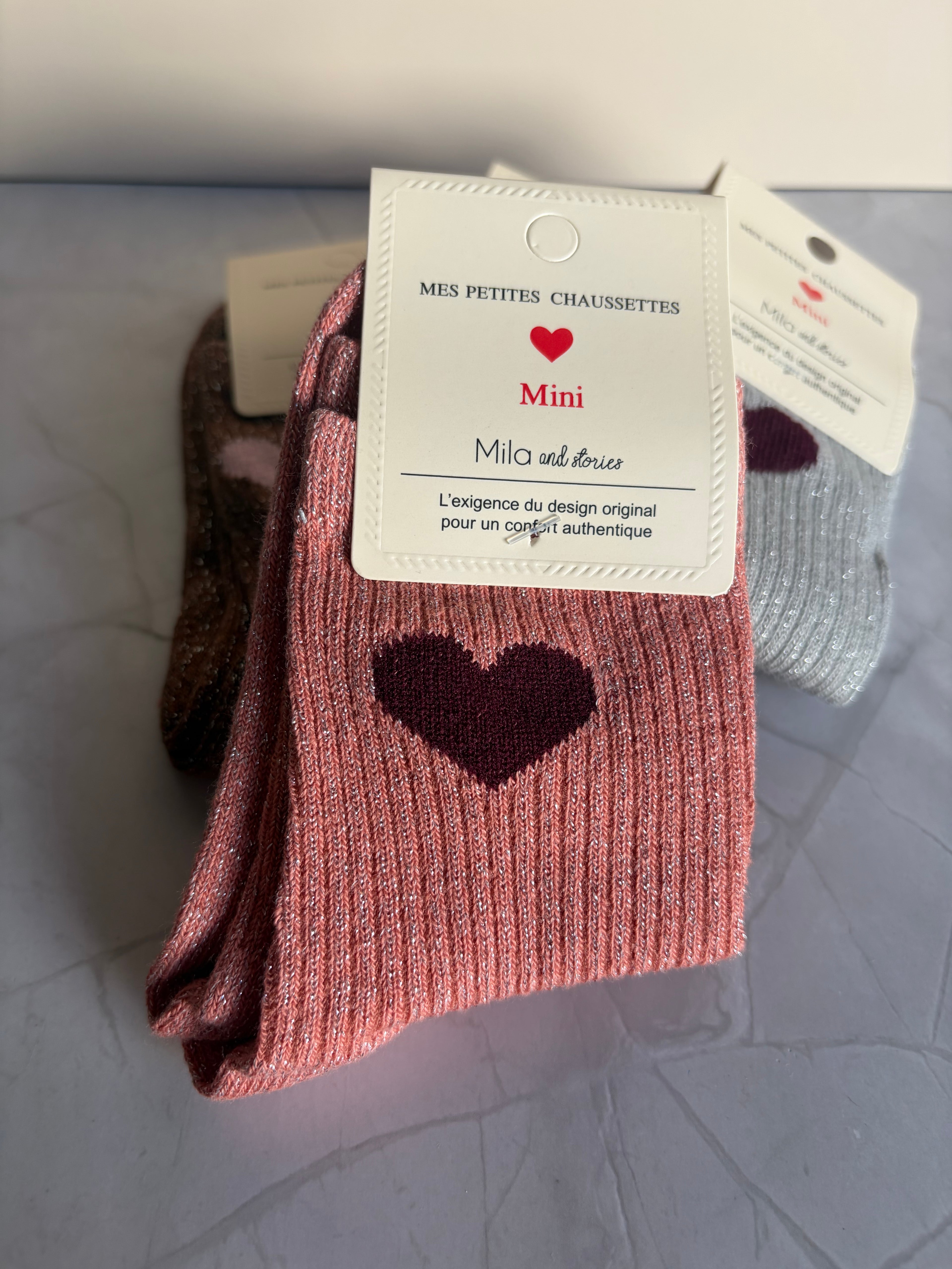 Chaussettes "Cœur" - enfant