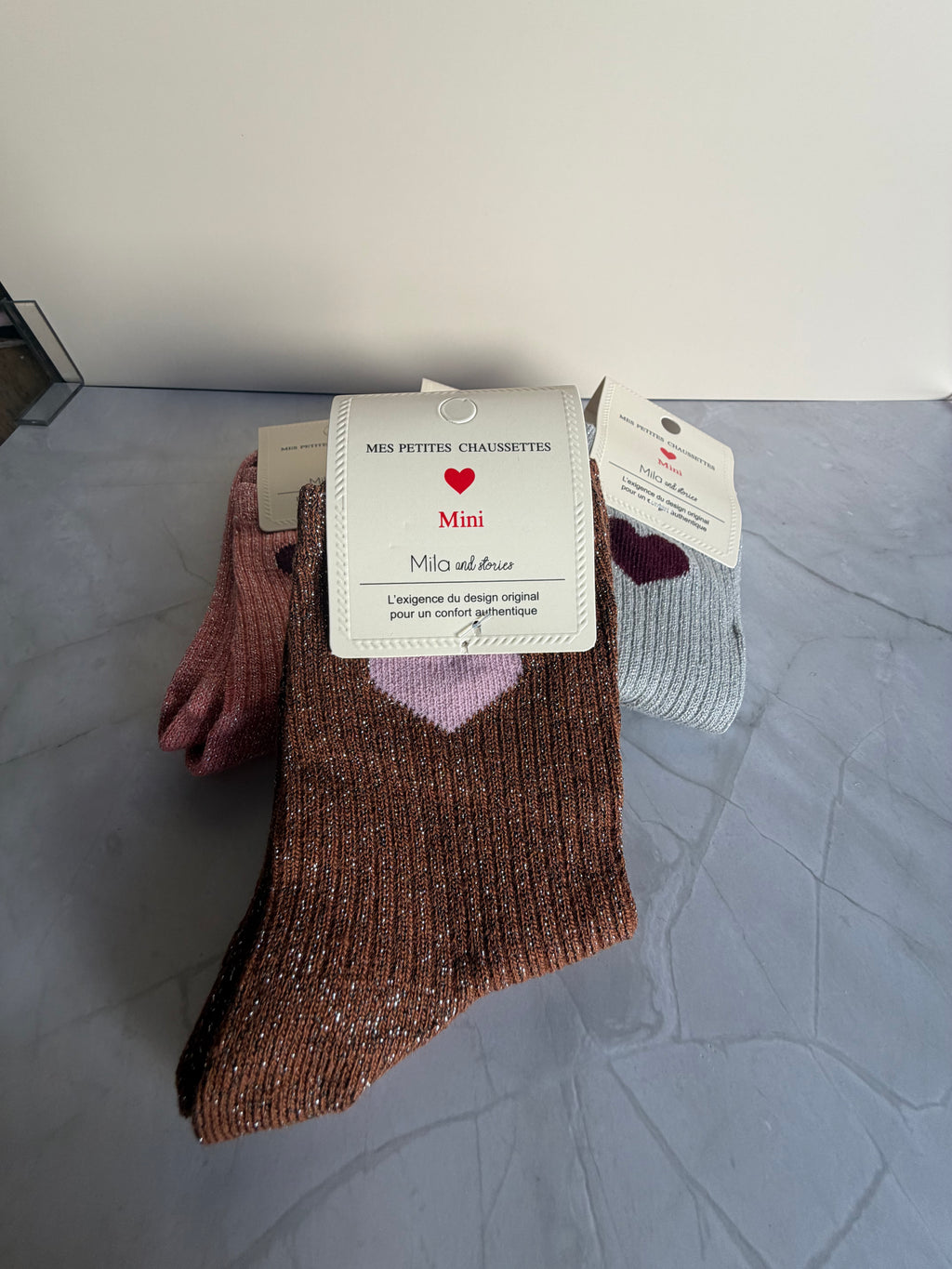 Chaussettes "Cœur" - enfant