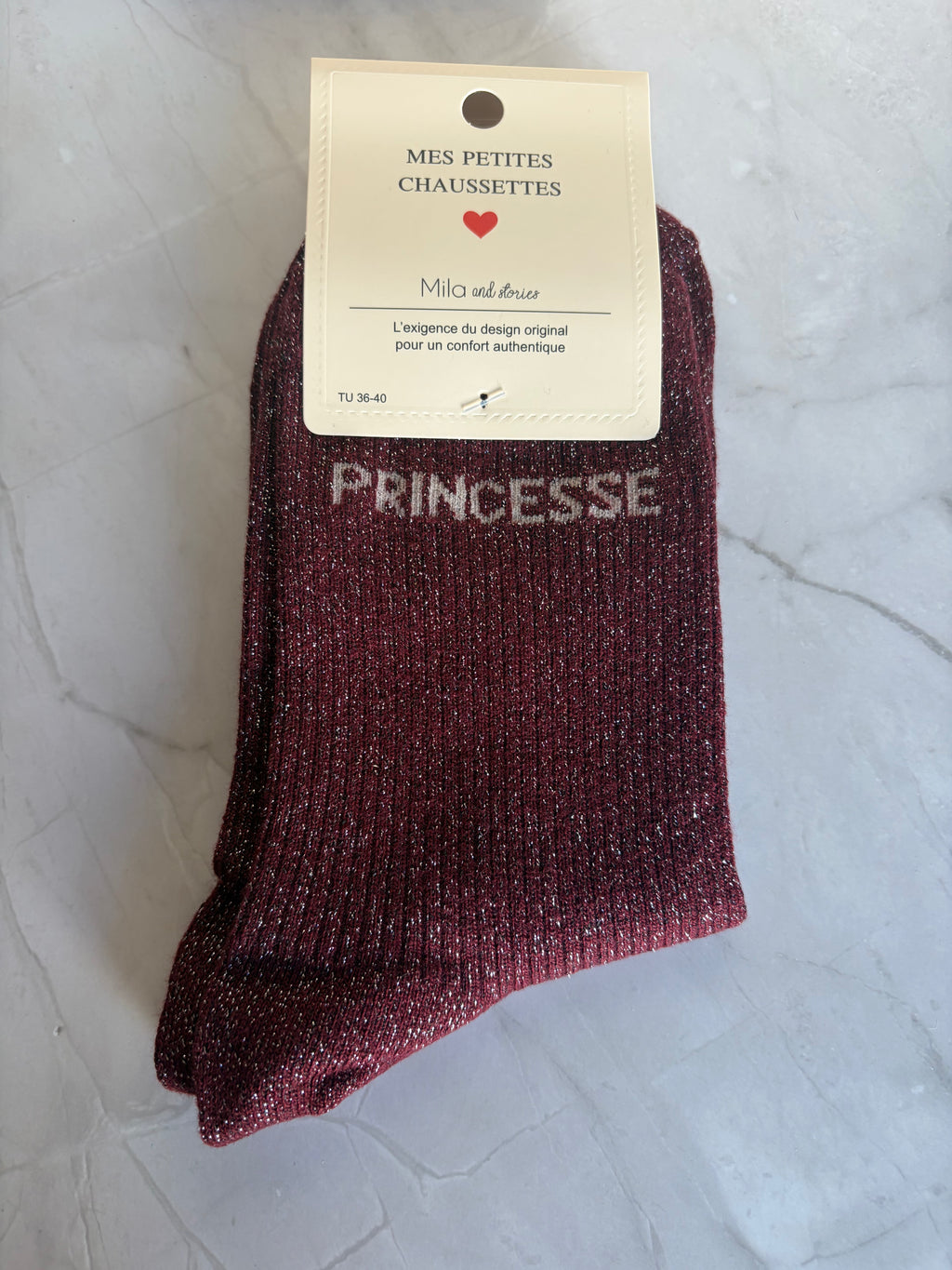 Chaussettes "Princesse" adulte