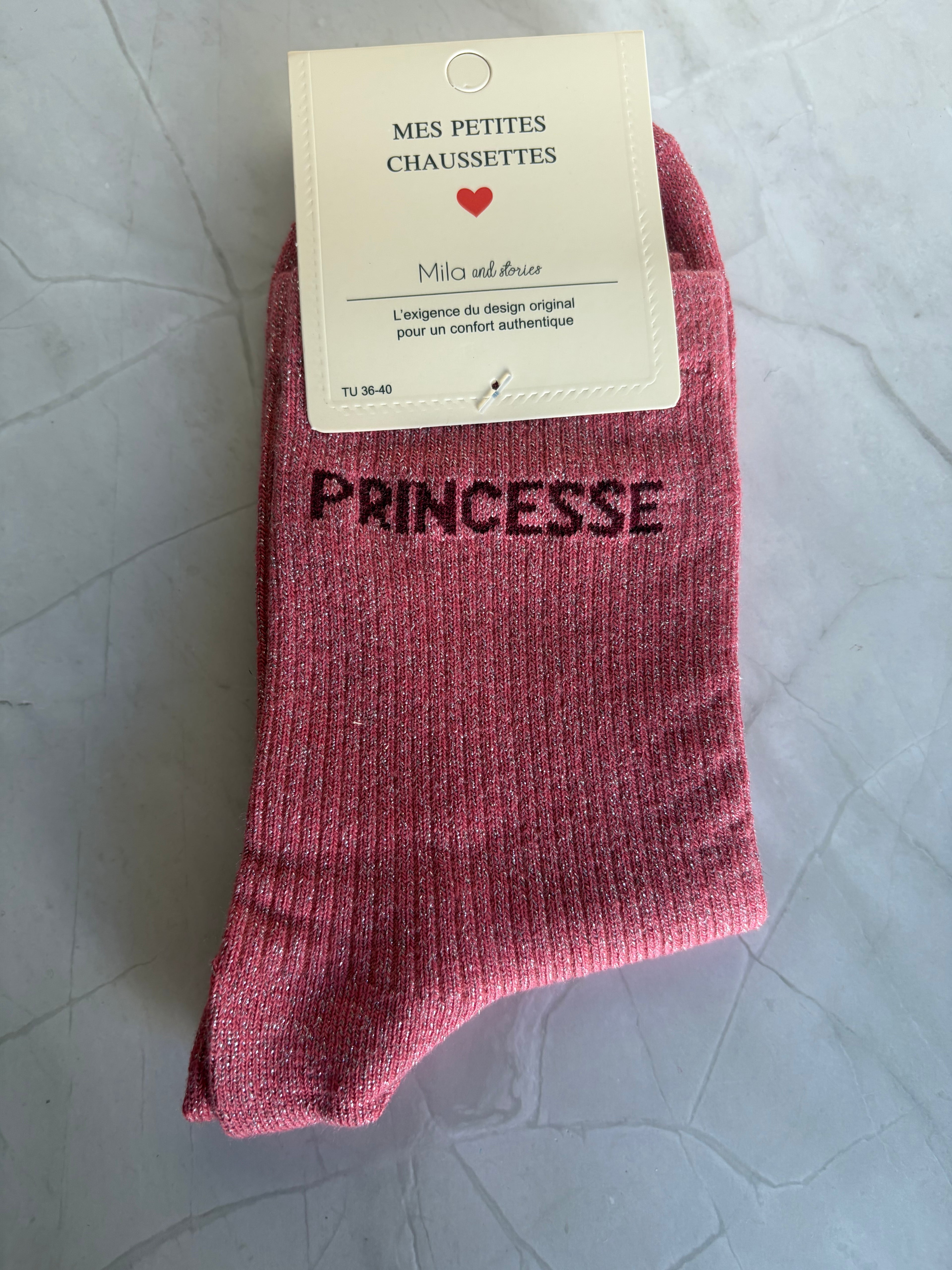 Chaussettes "Princesse" adulte