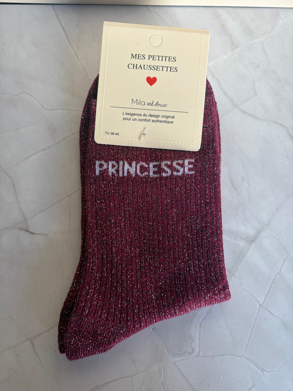 Chaussettes "Princesse" adulte