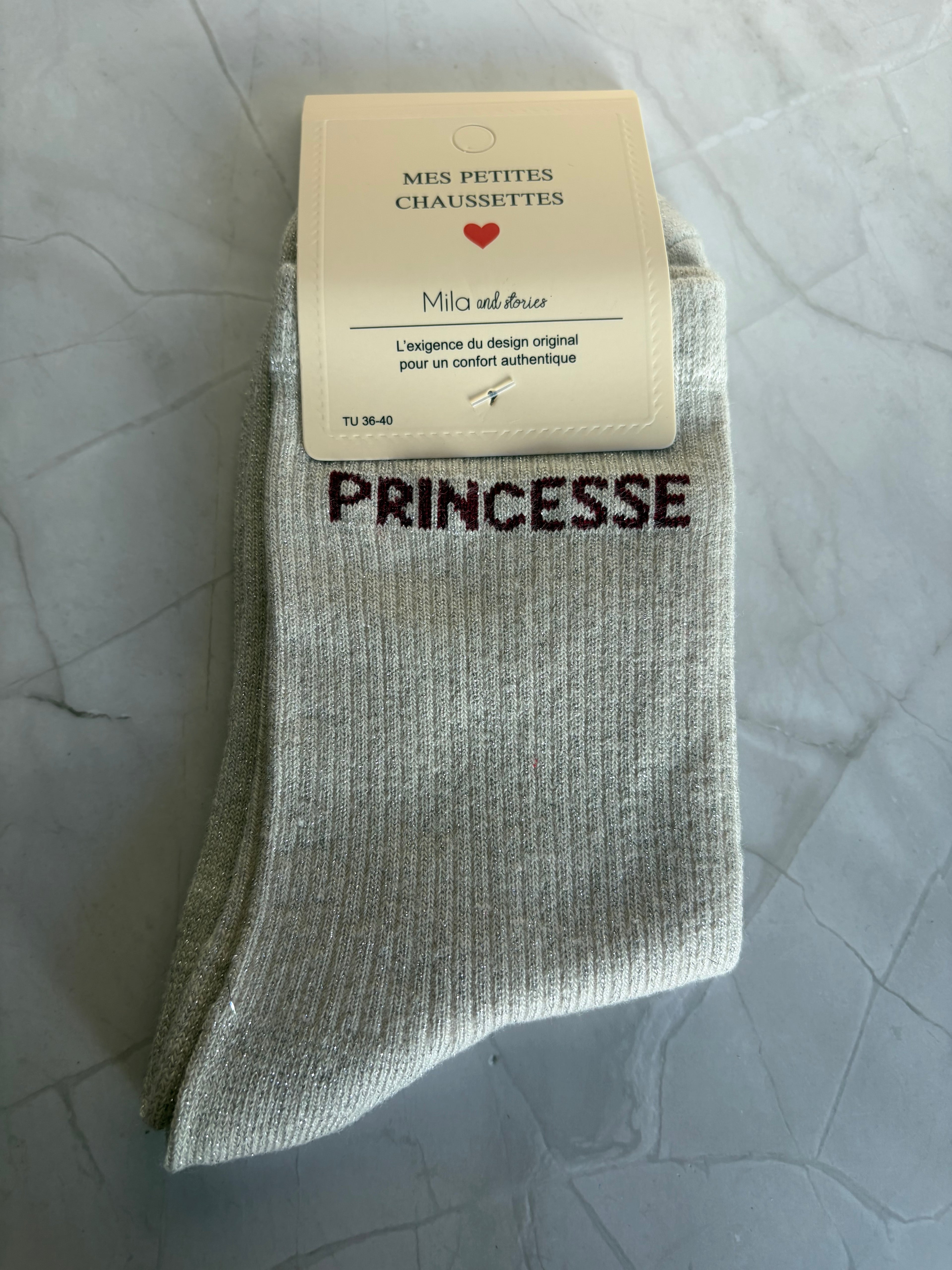 Chaussettes "Princesse" adulte