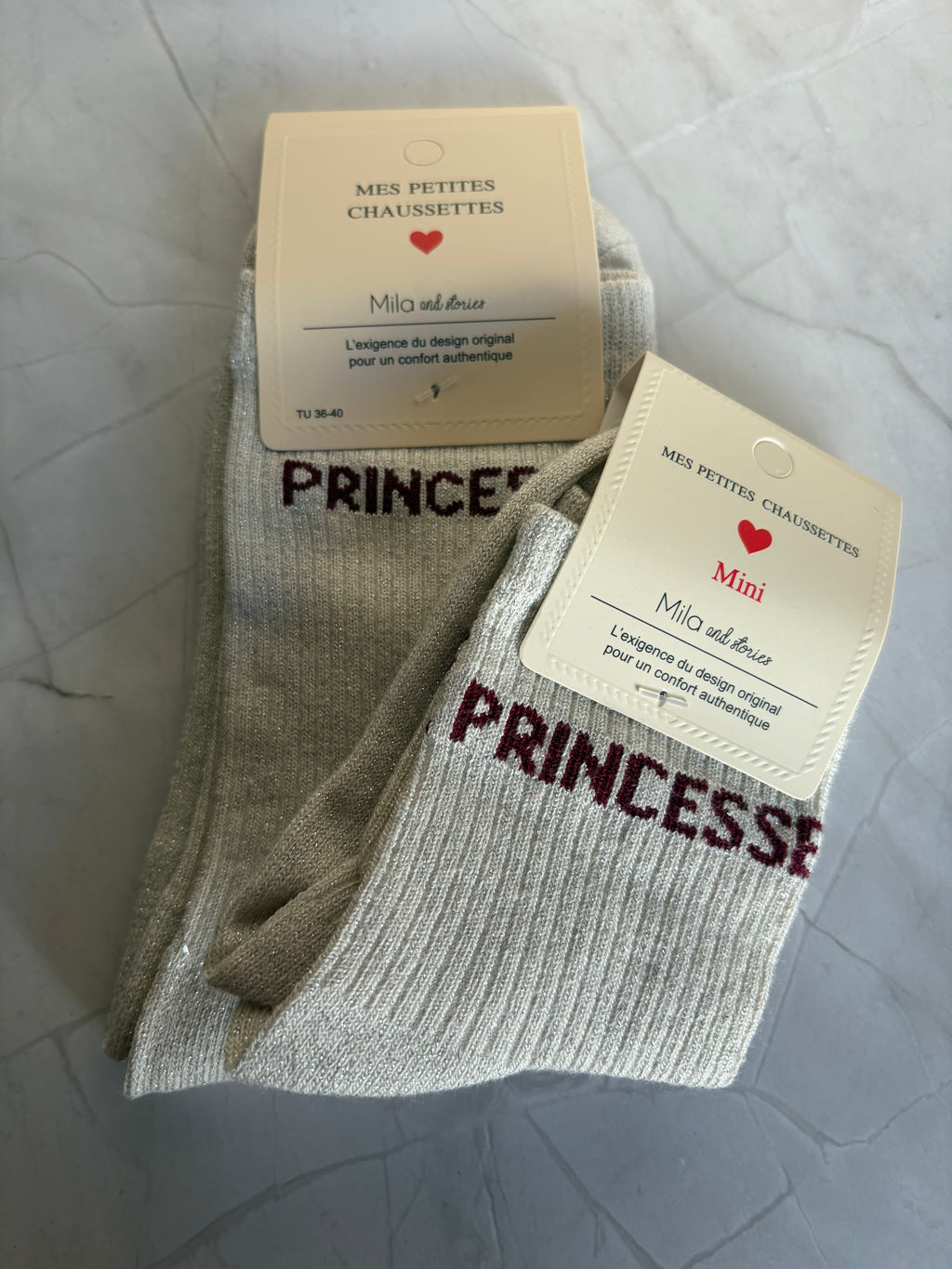 Chaussettes "Princesse" adulte