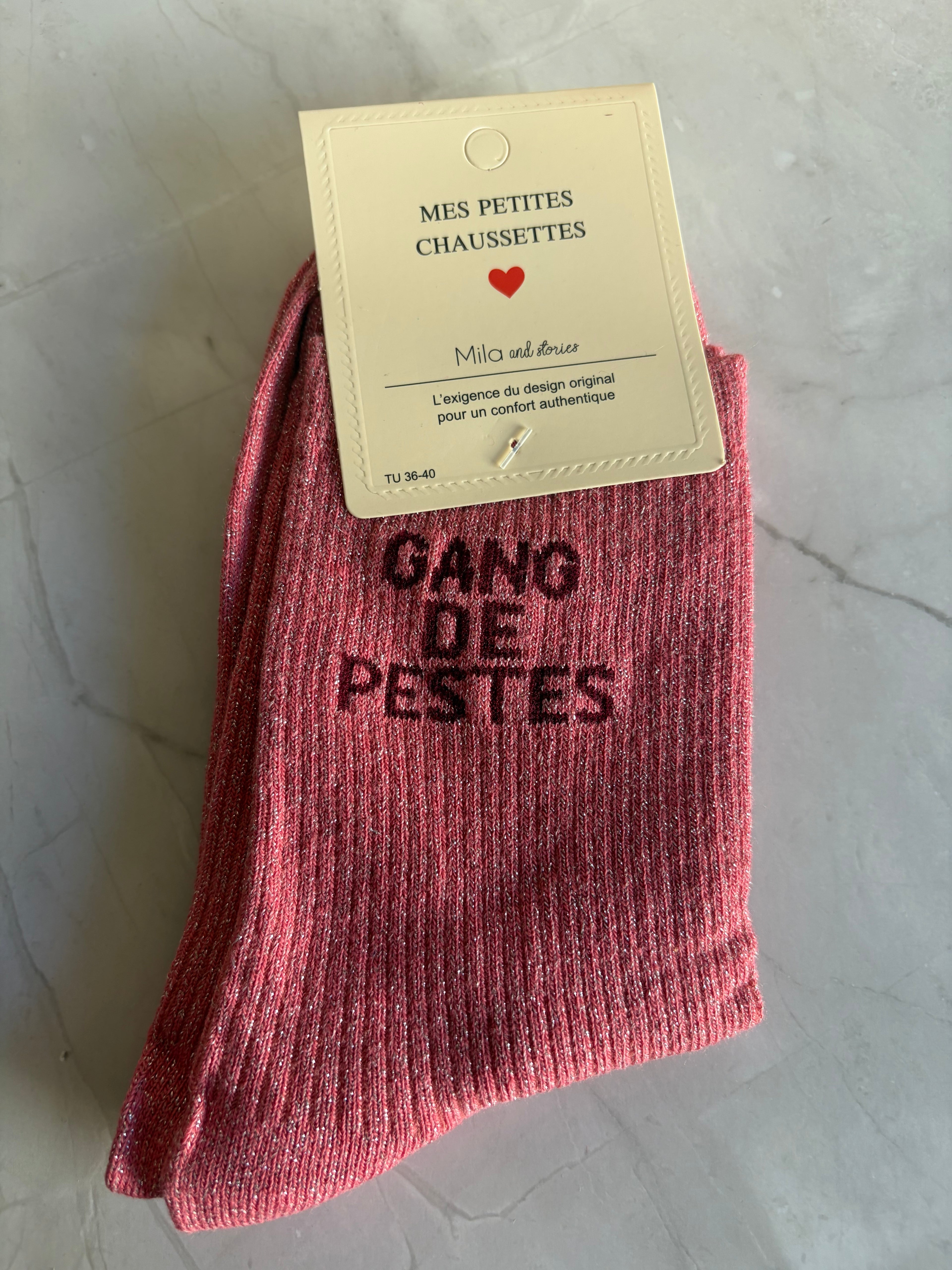 Chaussettes "Gang de pestes" adulte